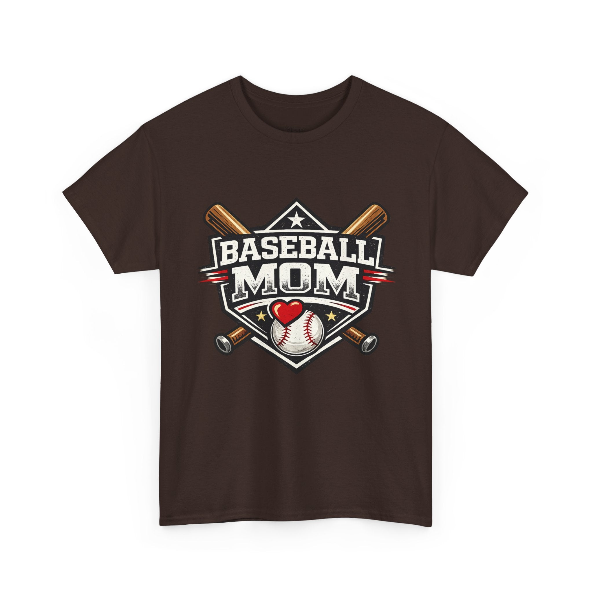 Baseball Mom T-Shirt — Personalized Back Name & Number Tee