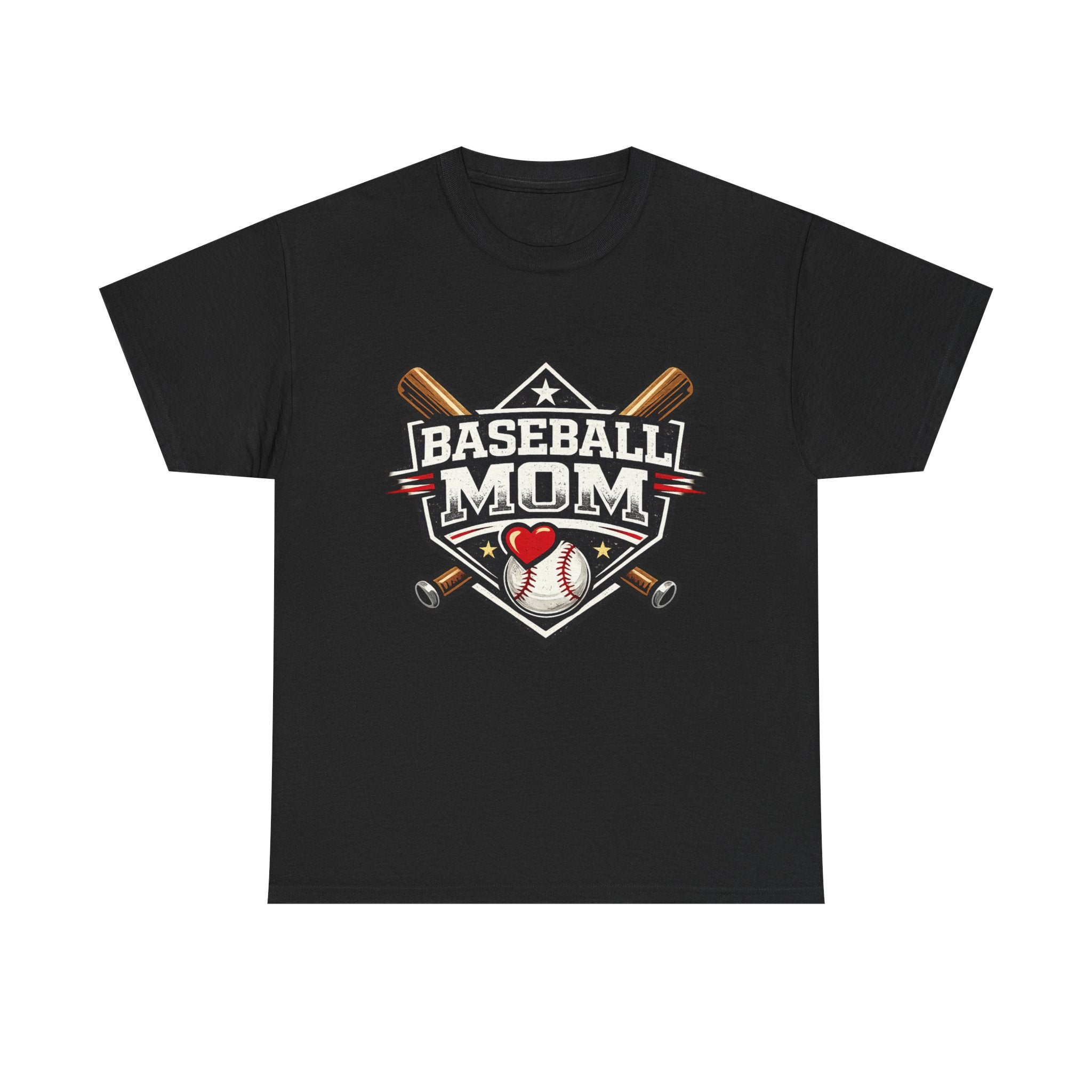 Baseball Mom T-Shirt — Personalized Back Name & Number Tee