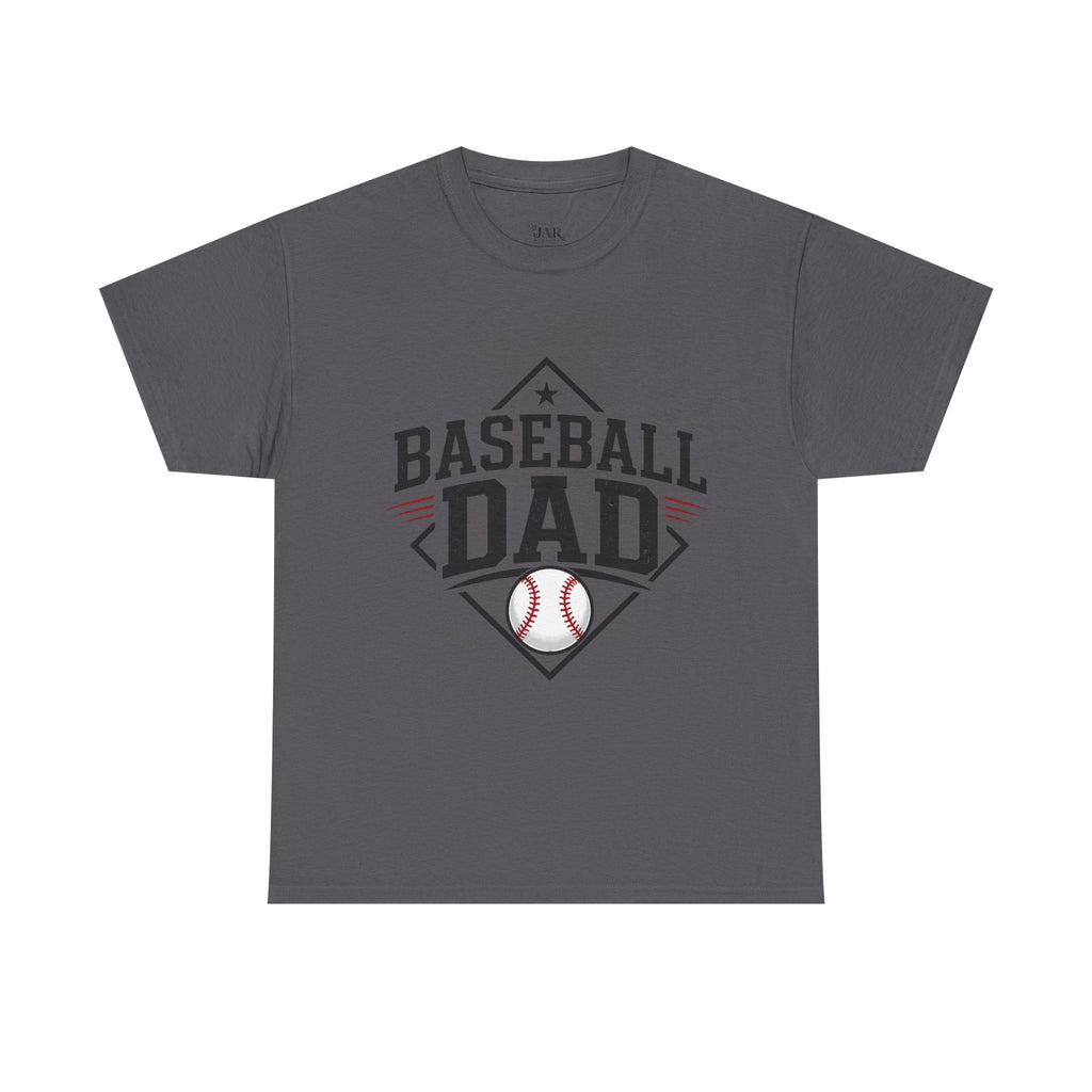 Baseball Dad T-Shirt — Personalized Back Name & Number Tee