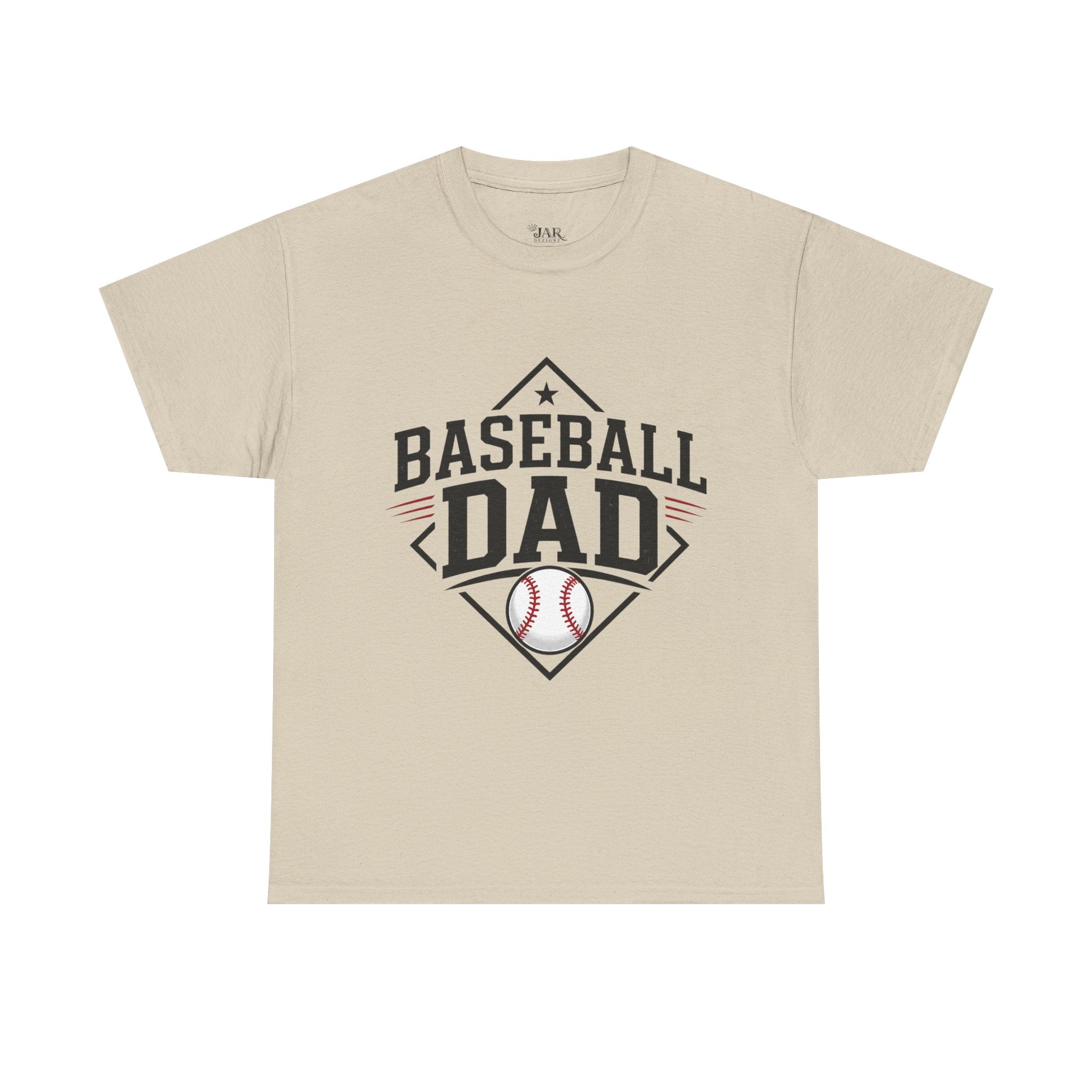 Baseball Dad T-Shirt — Personalized Back Name & Number Tee