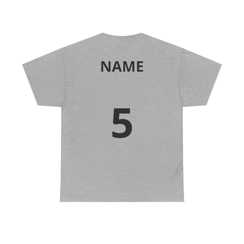 Baseball Mom T-Shirt — Personalized Back Name & Number Tee