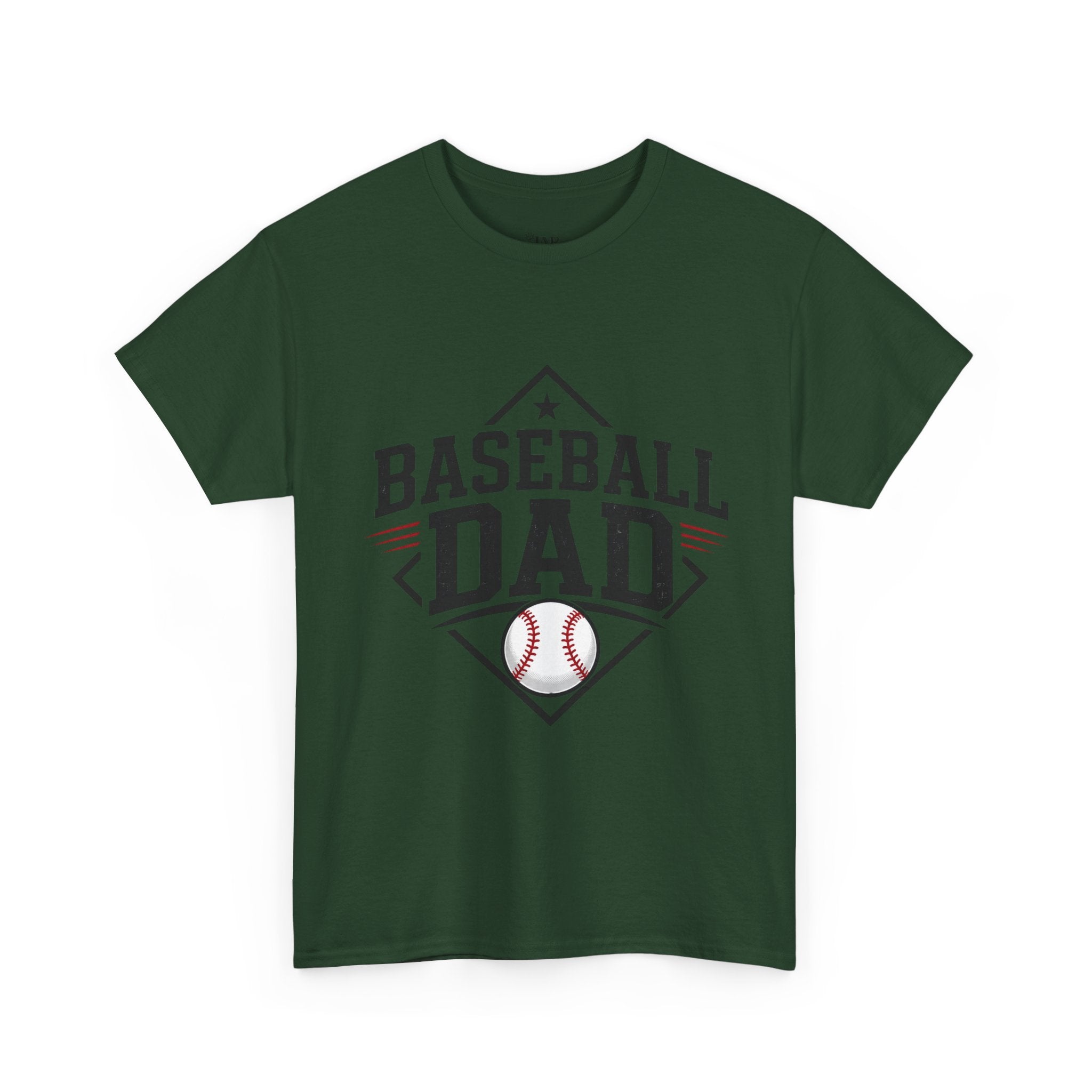 Baseball Dad T-Shirt — Personalized Back Name & Number Tee