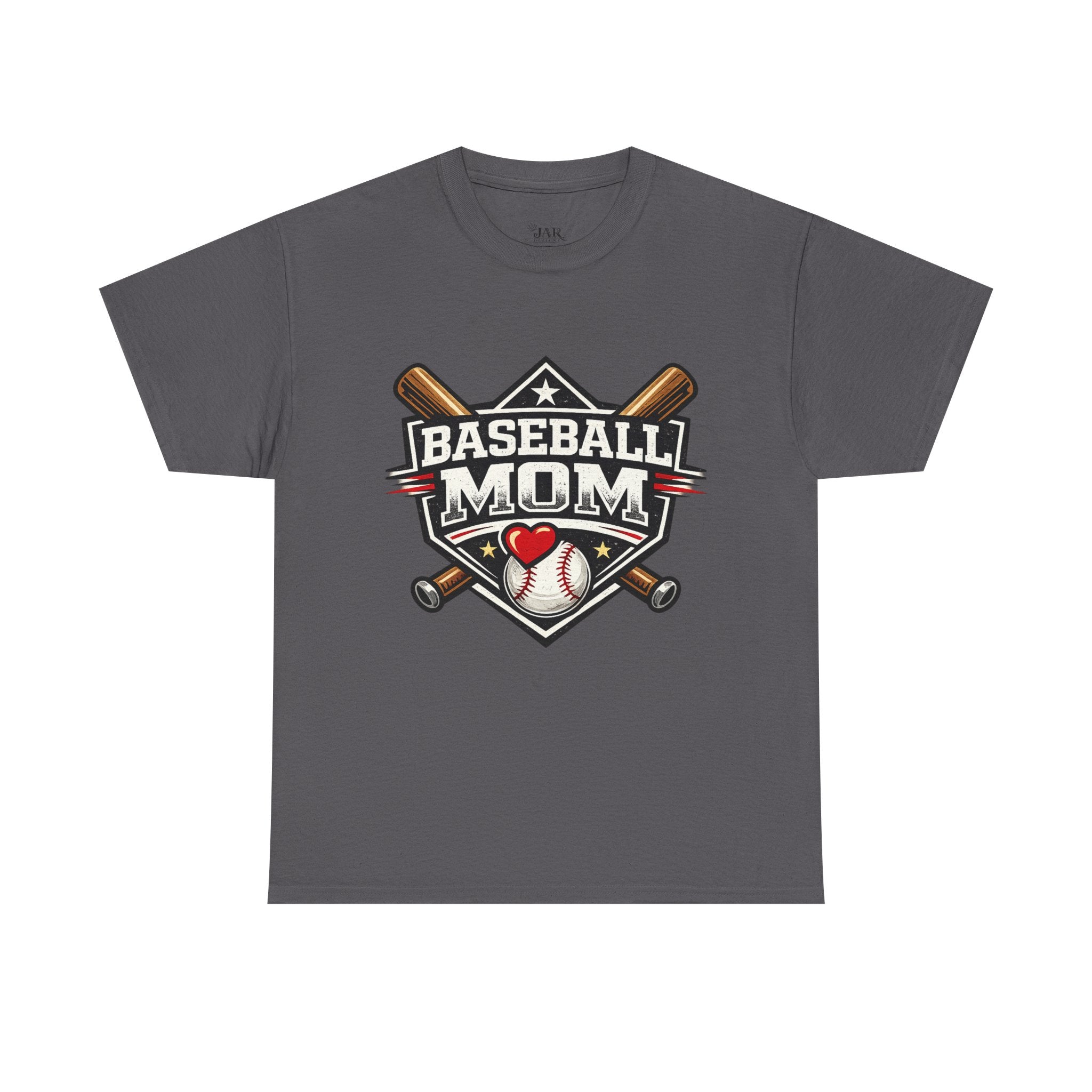 Baseball Mom T-Shirt — Personalized Back Name & Number Tee