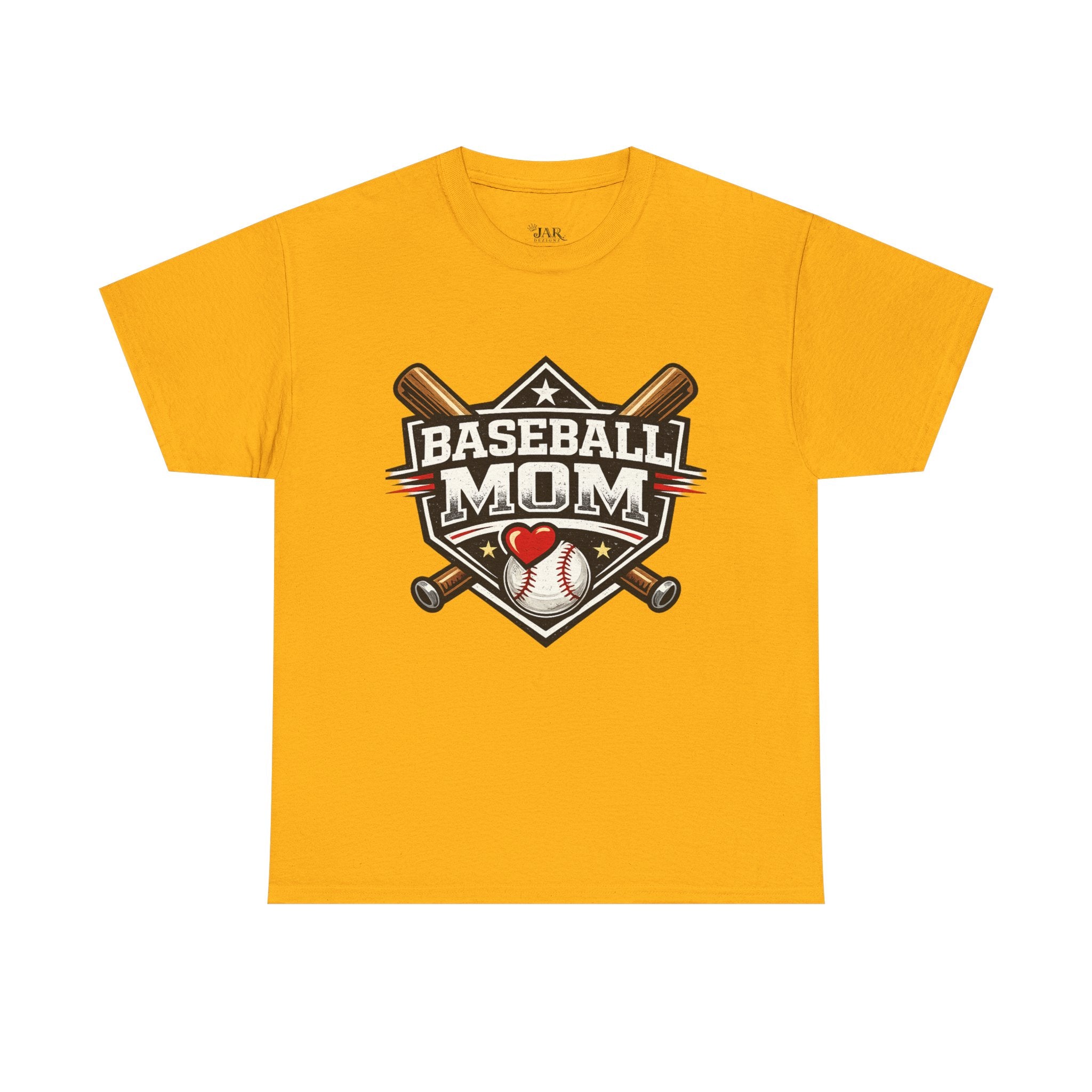 Baseball Mom T-Shirt — Personalized Back Name & Number Tee