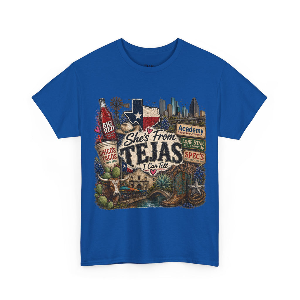 She’s from TEJAS Tee