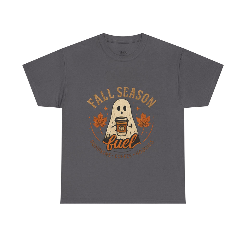 Fall Season Fuel Tee — 'Fall Season Fuel: Pumpkins • Coffee • Hoodies' Autumn Graphic T‑Shirt