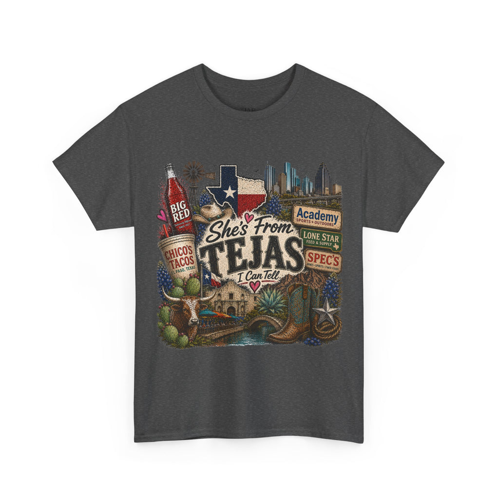 She’s from TEJAS Tee