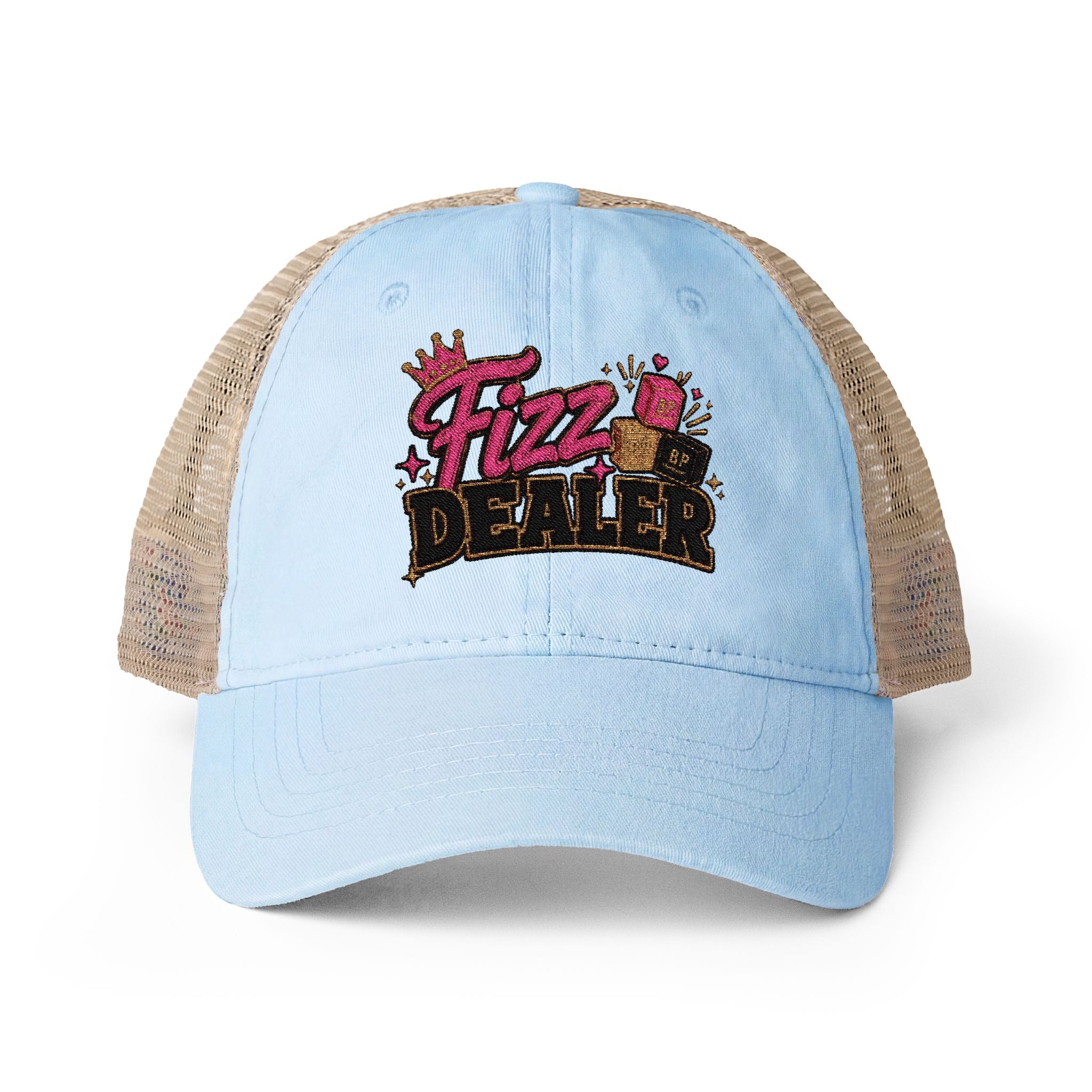 Women's Washed Mesh-Back Cap