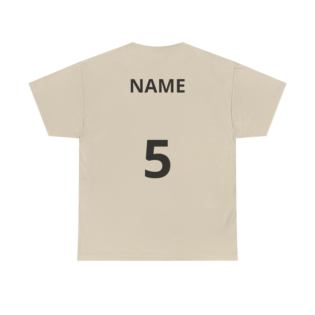 Baseball Mom T-Shirt — Personalized Back Name & Number Tee