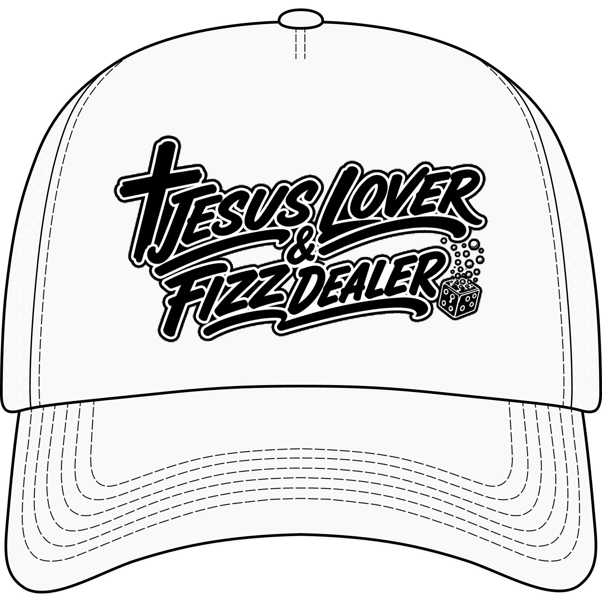 Jesus & Fizzin Foam Trucker Cap