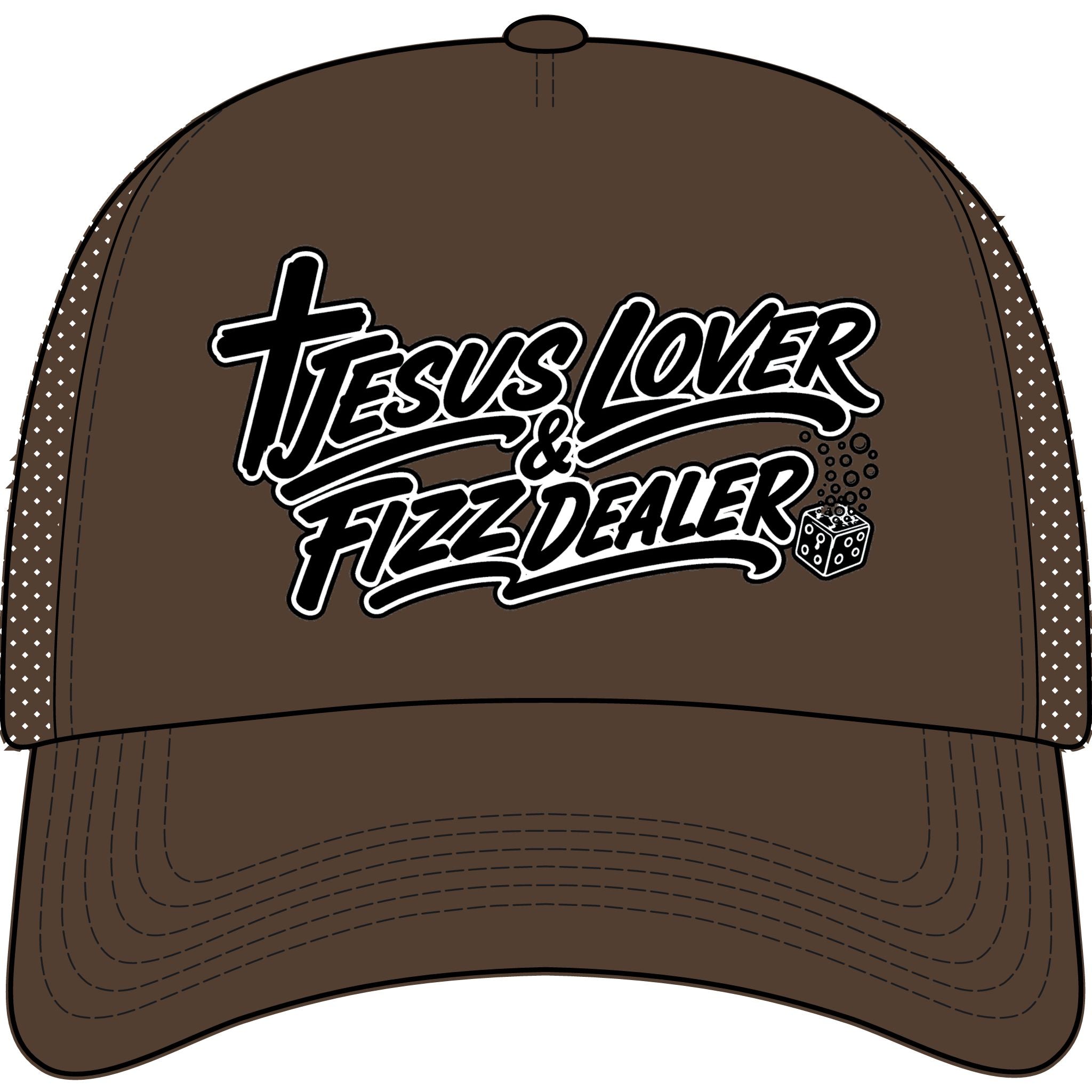 Jesus & Fizzin Foam Trucker Cap