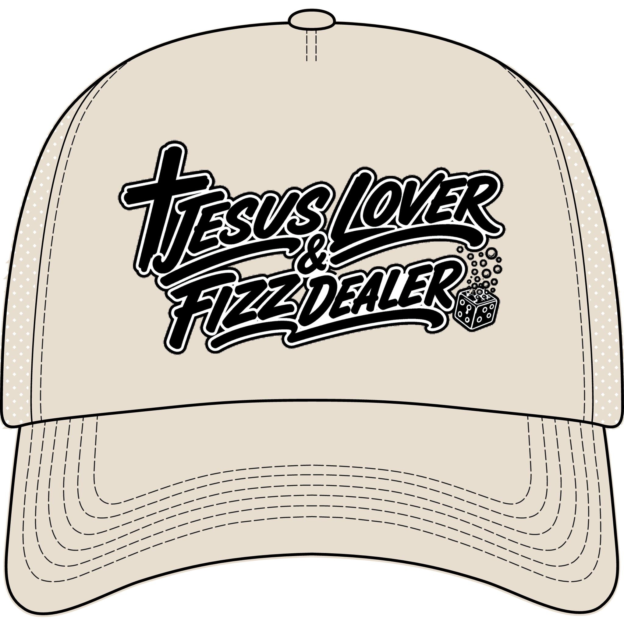 Jesus & Fizzin Foam Trucker Cap