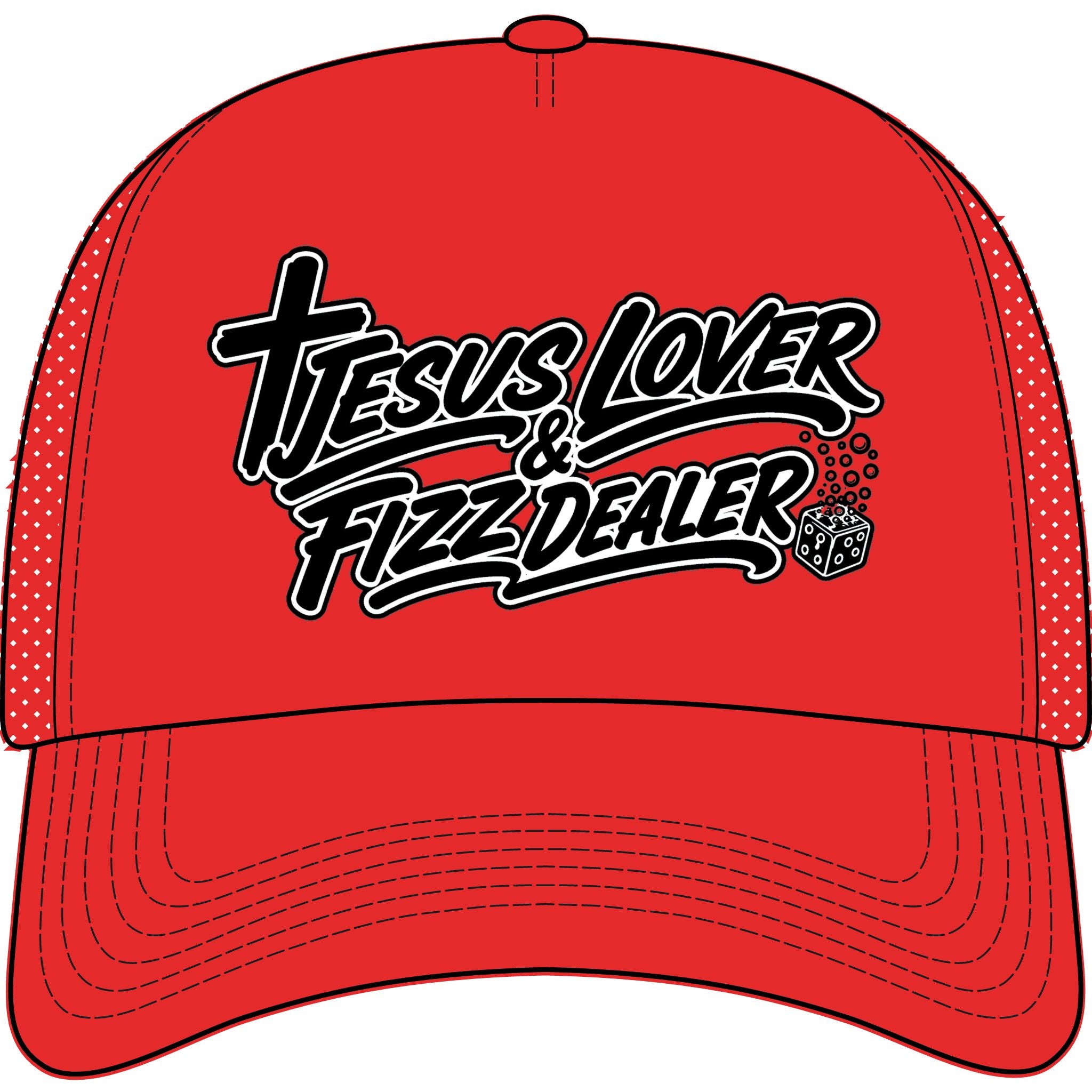Jesus & Fizzin Foam Trucker Cap