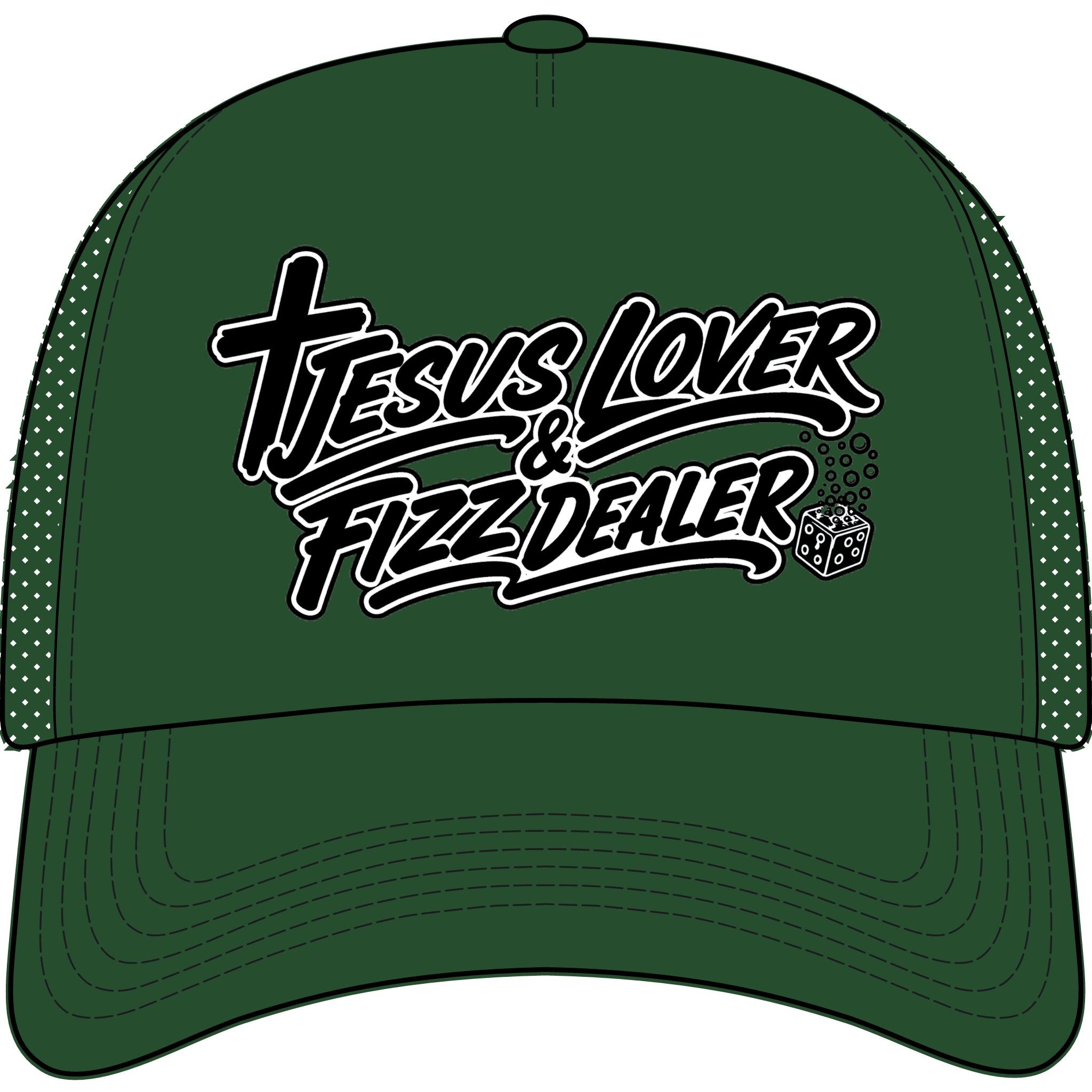Jesus & Fizzin Foam Trucker Cap