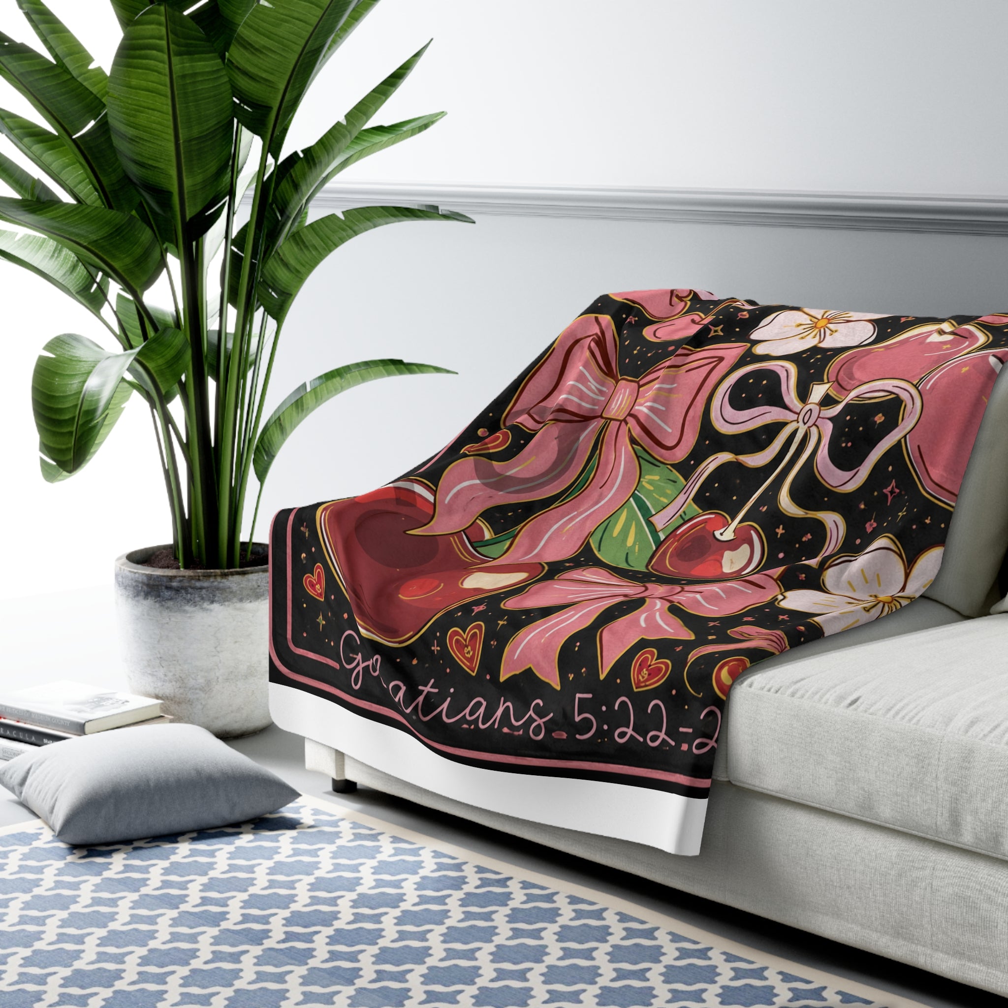 Fruit of the Spirit Fleece Blanket