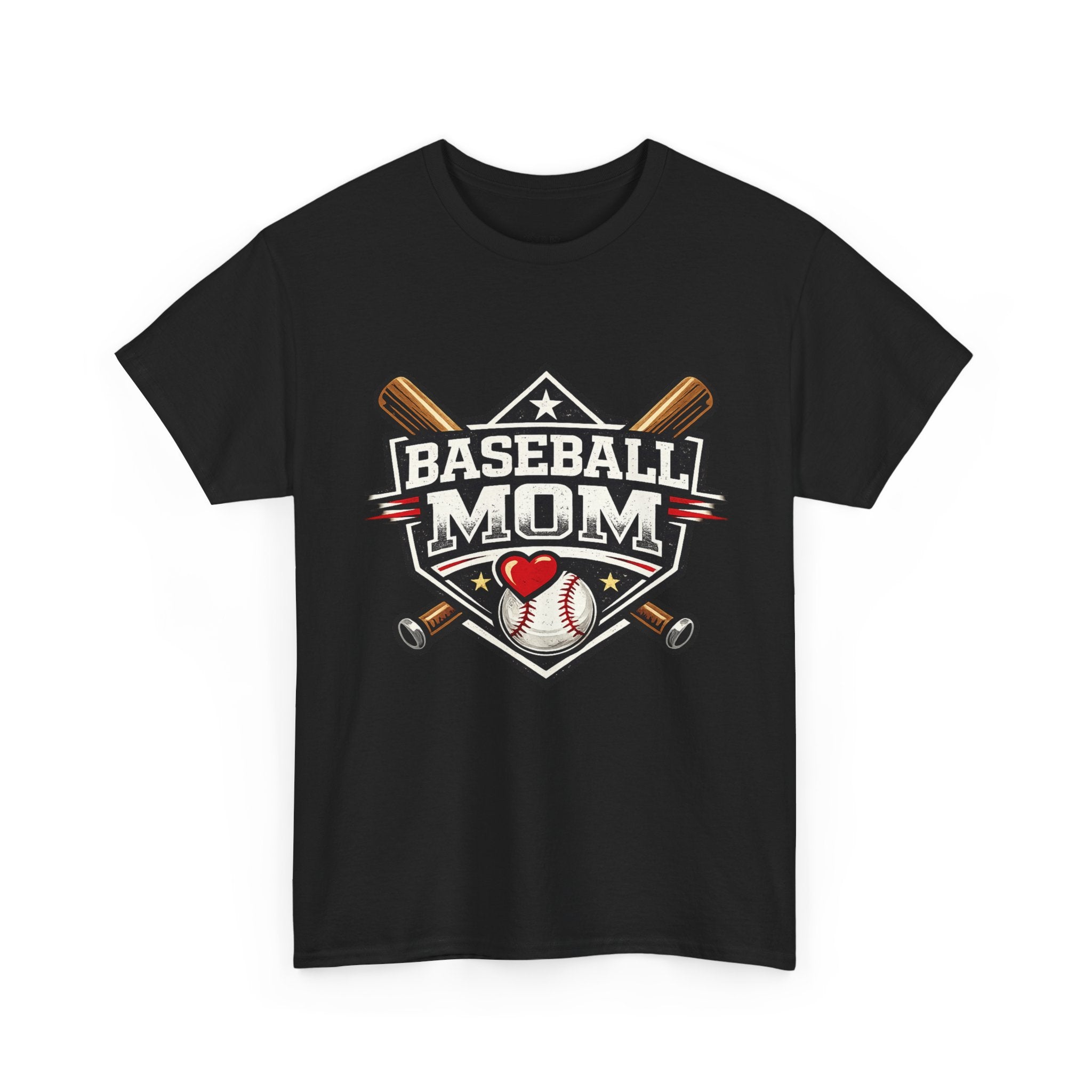 Baseball Mom T-Shirt — Personalized Back Name & Number Tee