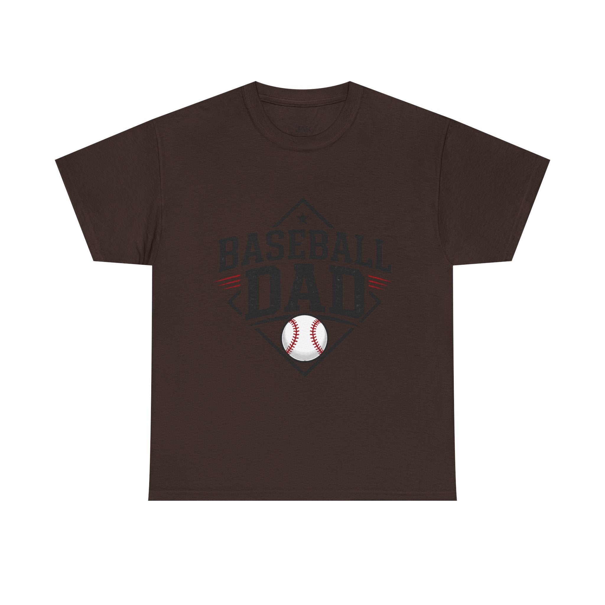Baseball Dad T-Shirt — Personalized Back Name & Number Tee