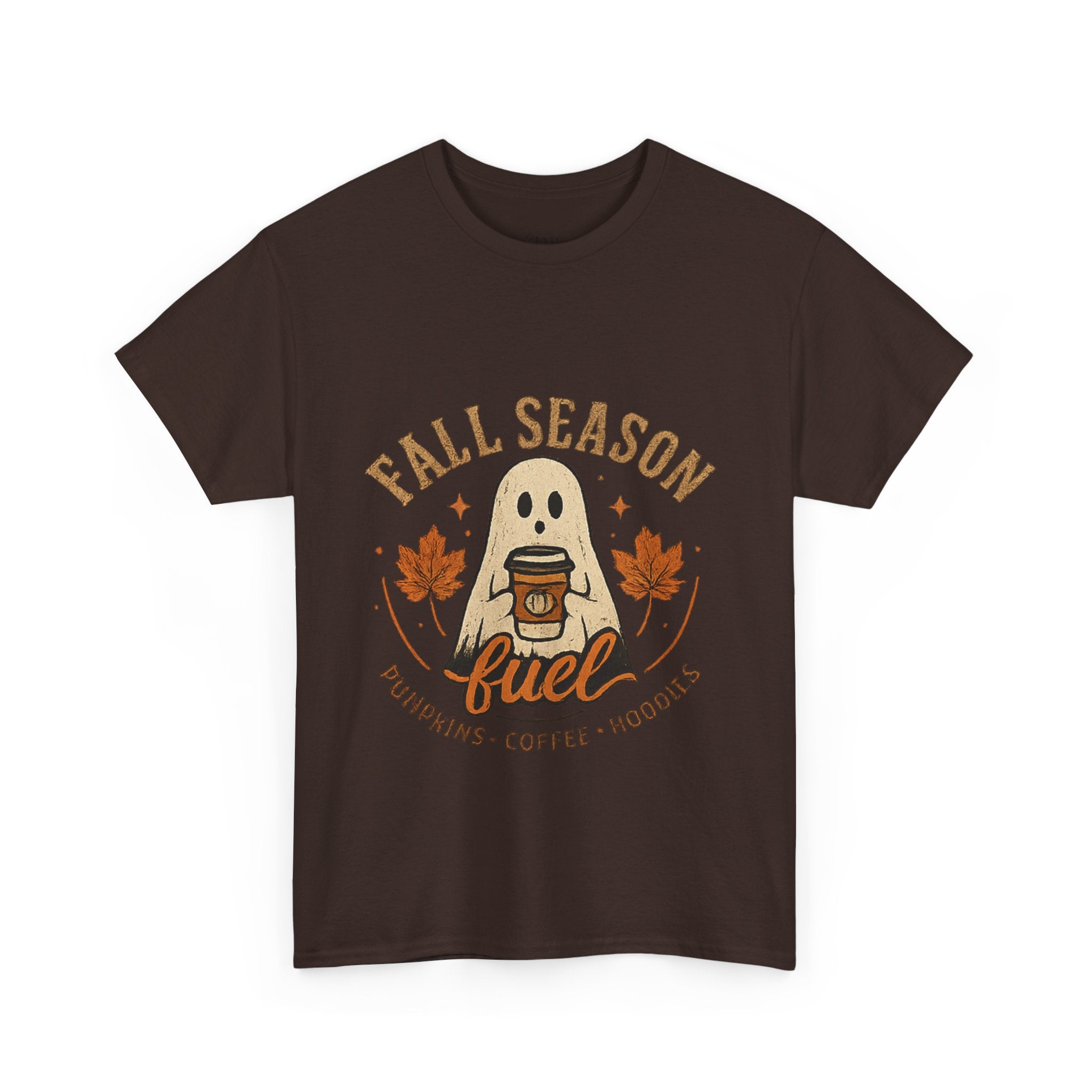 Fall Season Fuel Tee — 'Fall Season Fuel: Pumpkins • Coffee • Hoodies' Autumn Graphic T‑Shirt