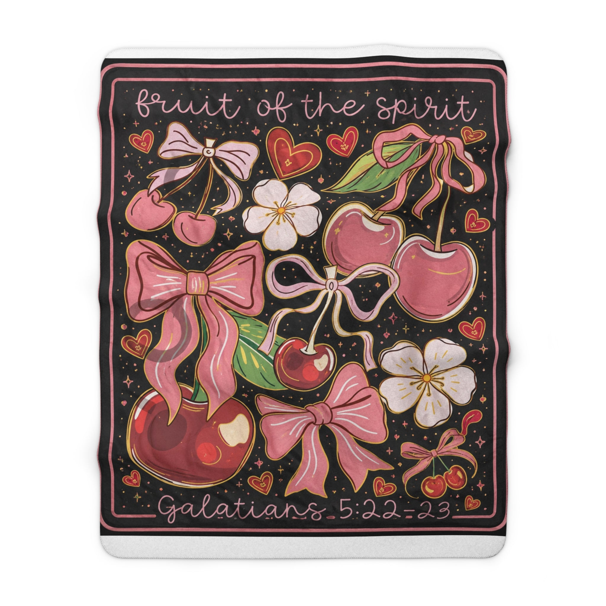 Fruit of the Spirit Fleece Blanket