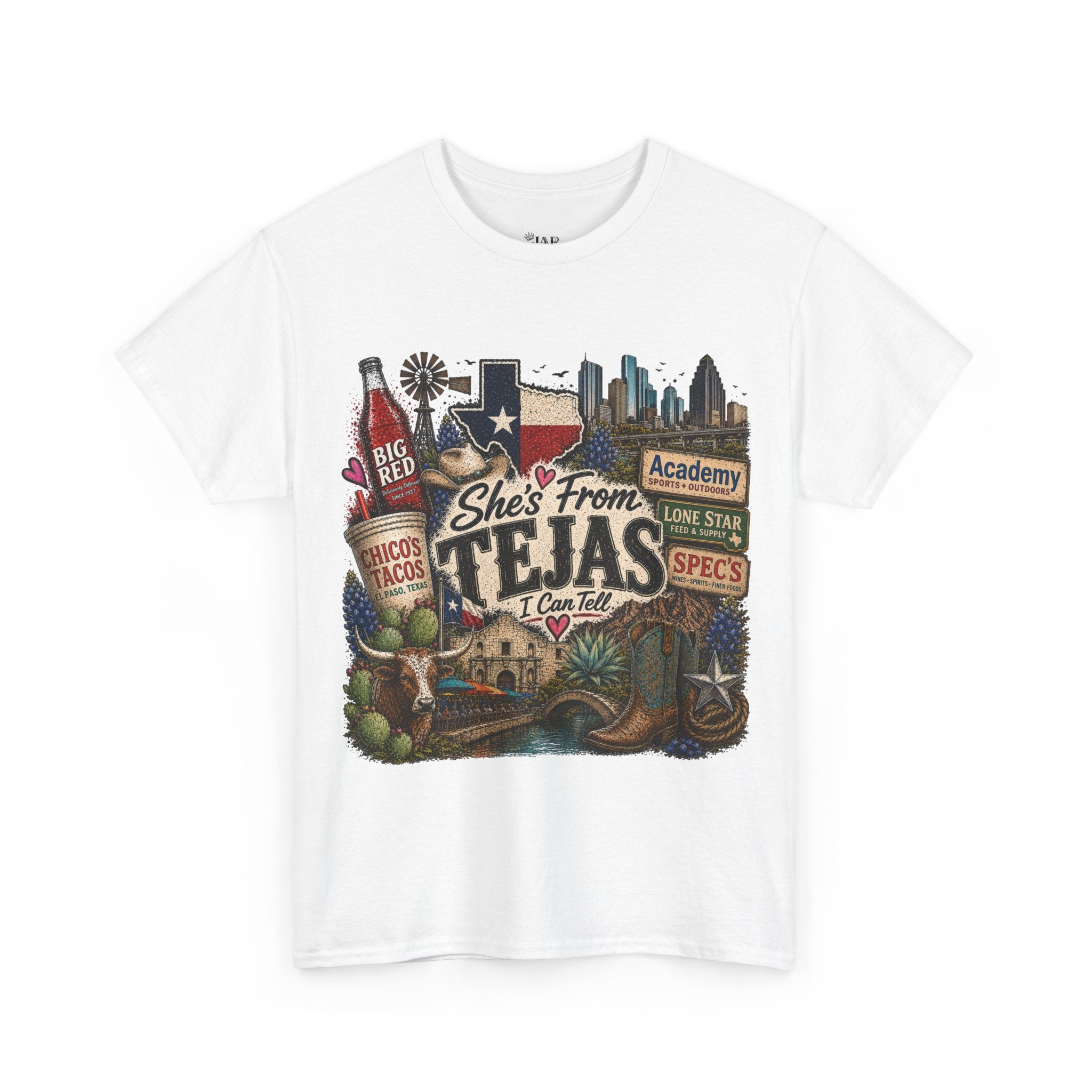She’s from TEJAS Tee