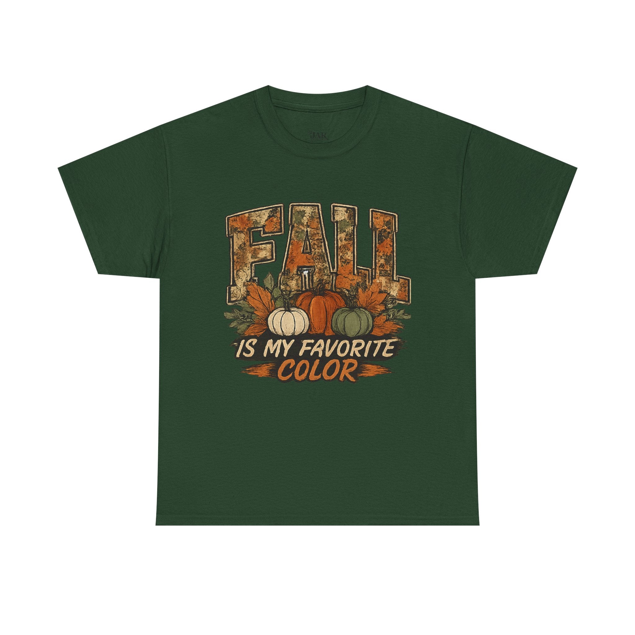 Fall Is My Favorite Color T-Shirt — Autumn Pumpkin Graphic Tee