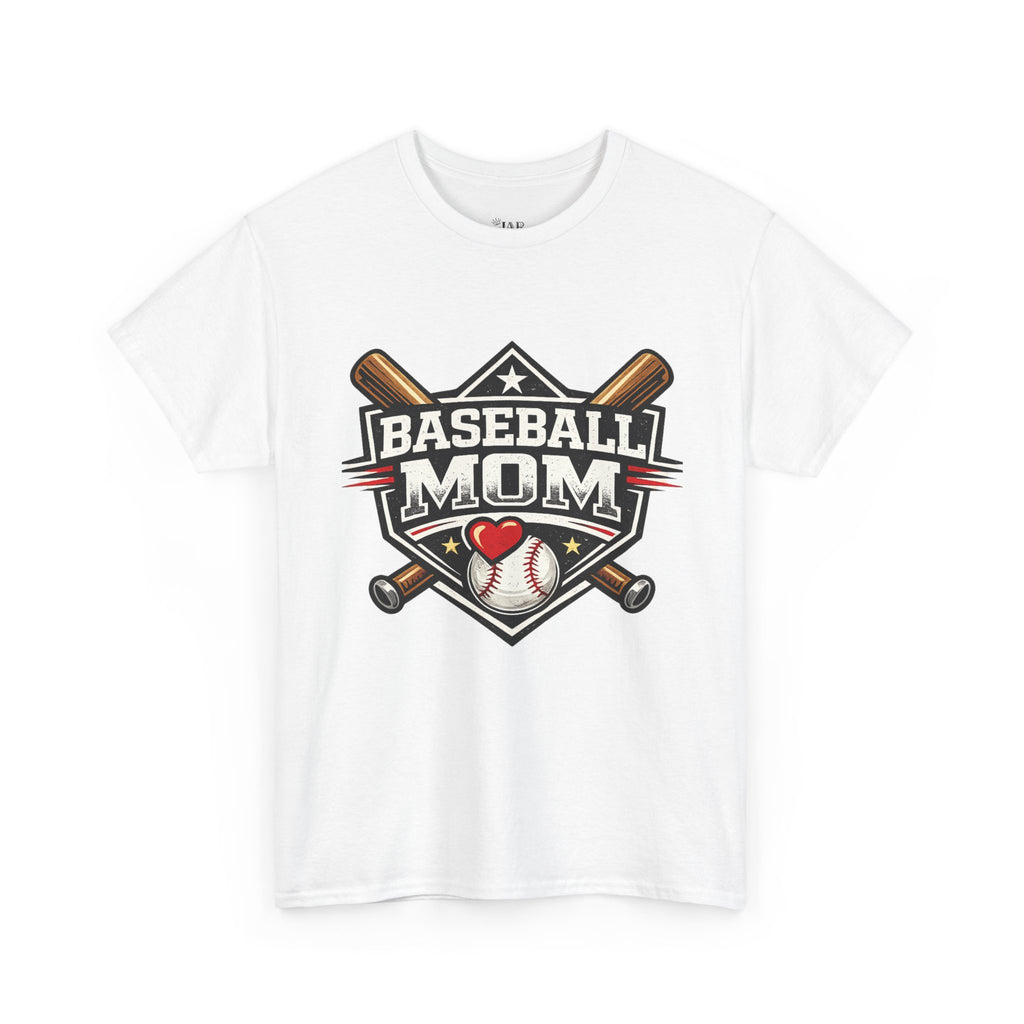 Baseball Mom T-Shirt — Personalized Back Name & Number Tee