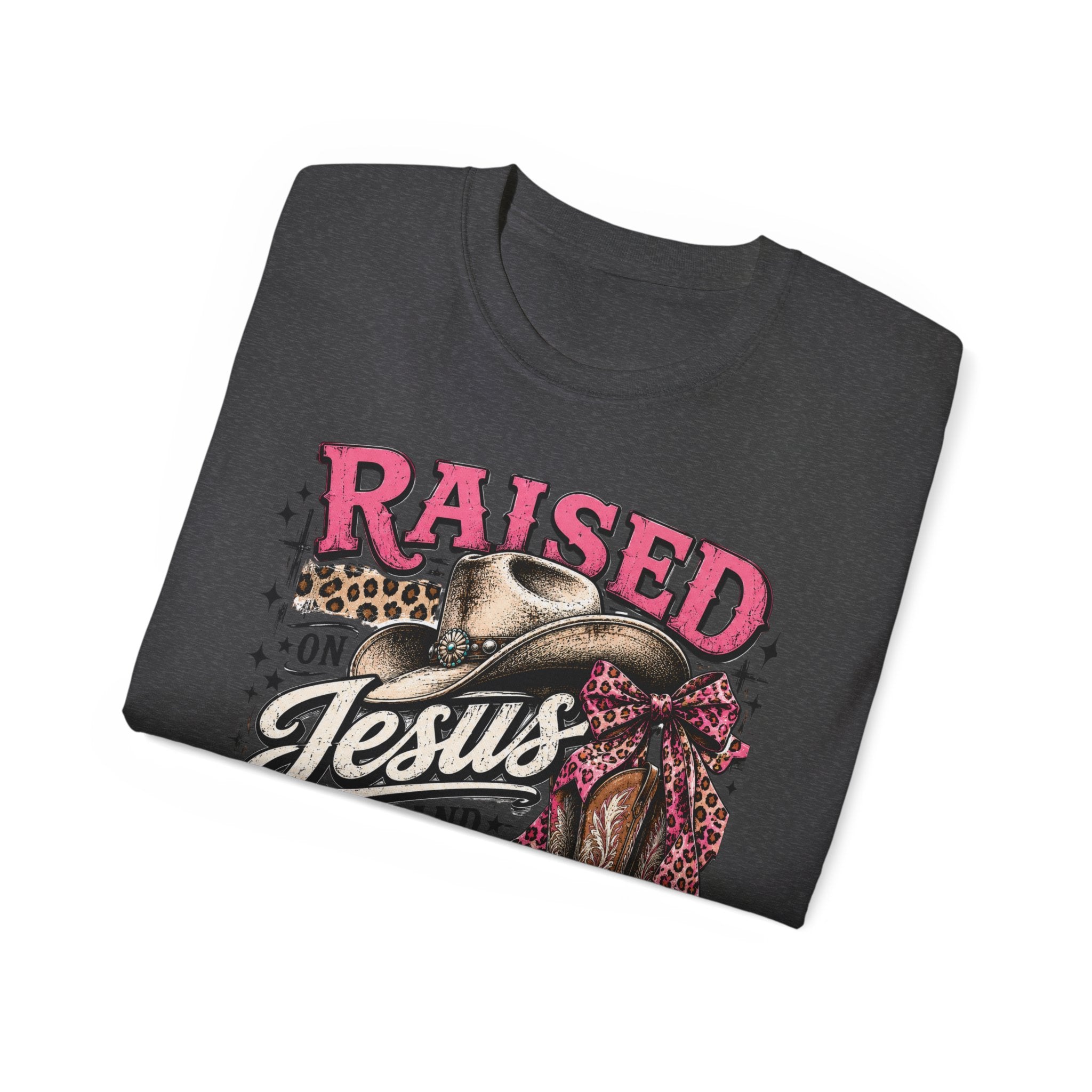 Raised on Jesus & Country Cotton Tee