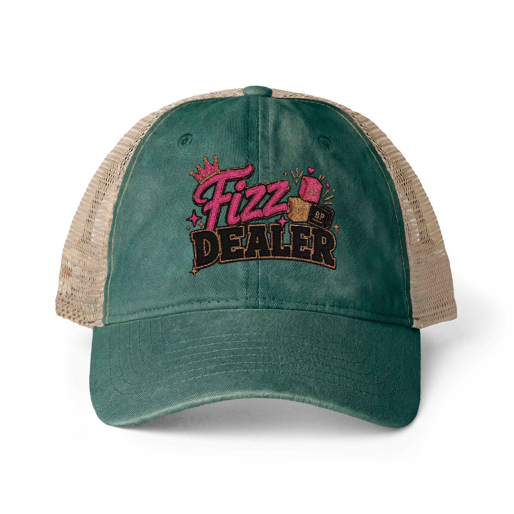 Women's Washed Mesh-Back Cap