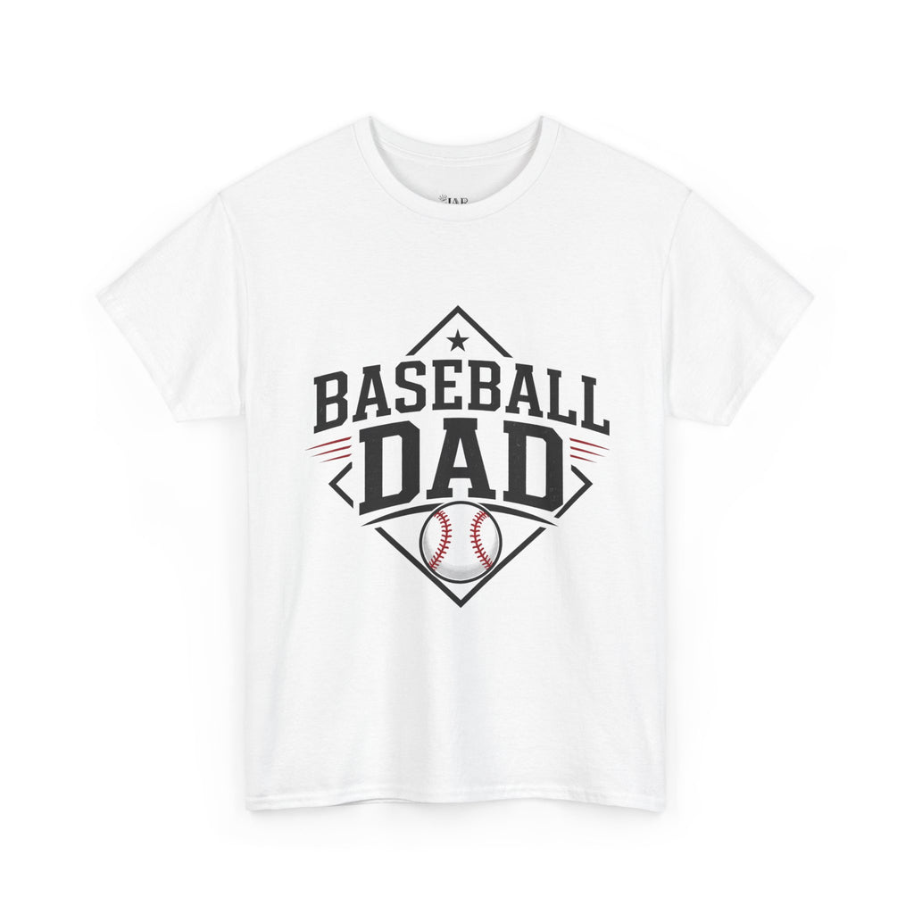 Baseball Dad T-Shirt — Personalized Back Name & Number Tee