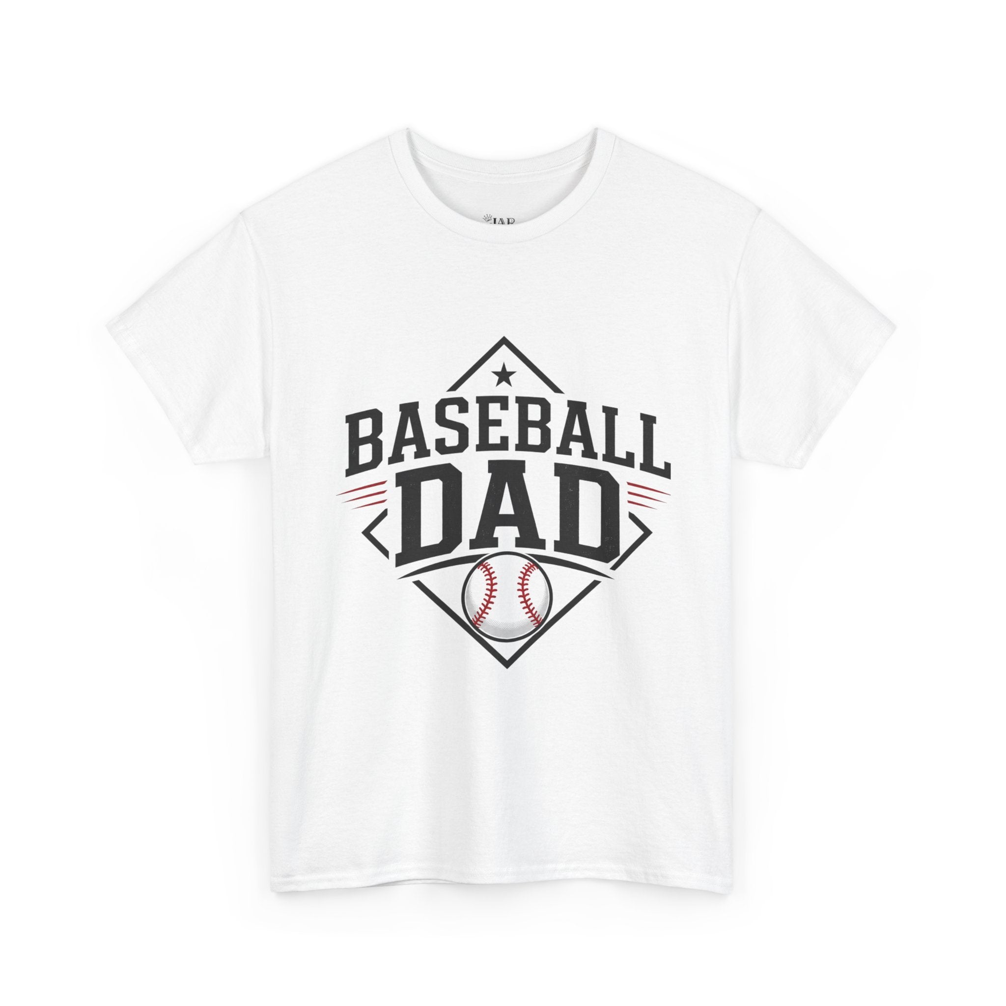 Baseball Dad T-Shirt — Personalized Back Name & Number Tee