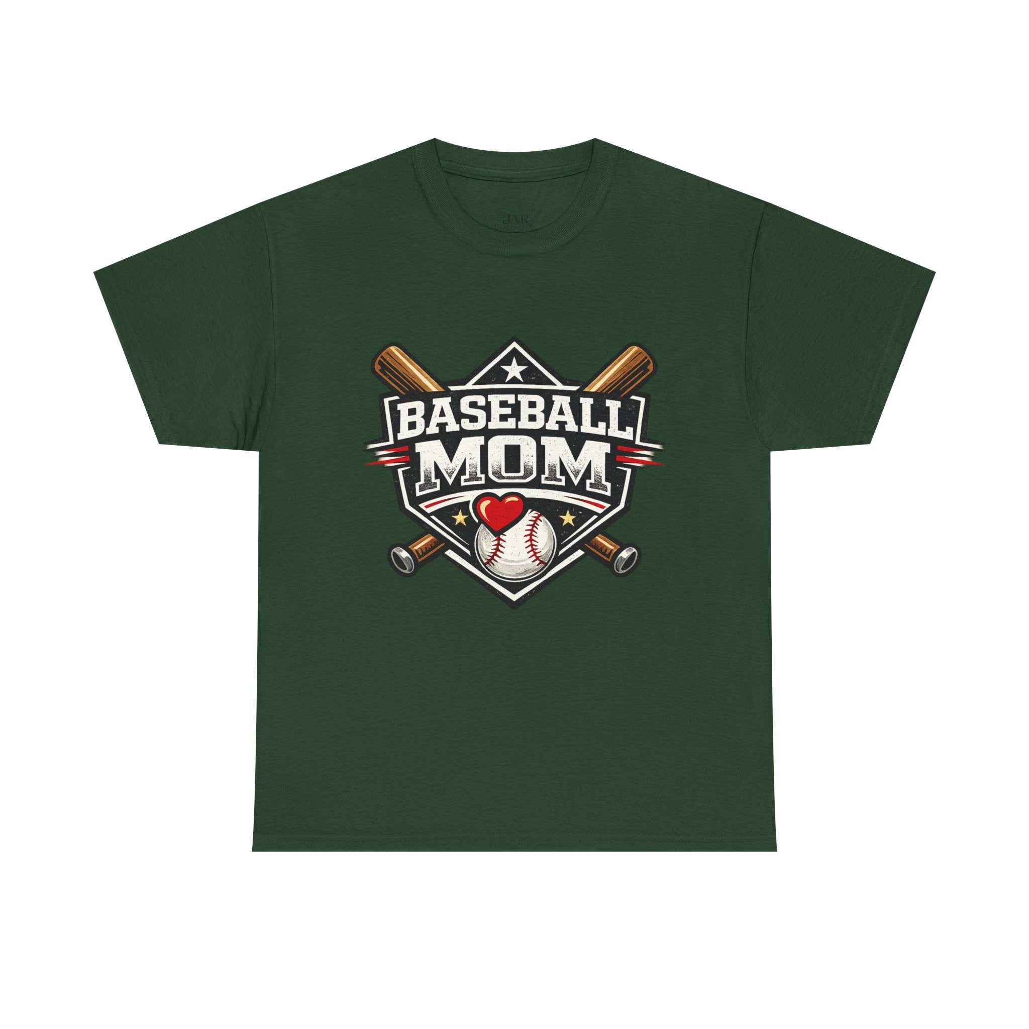 Baseball Mom T-Shirt — Personalized Back Name & Number Tee