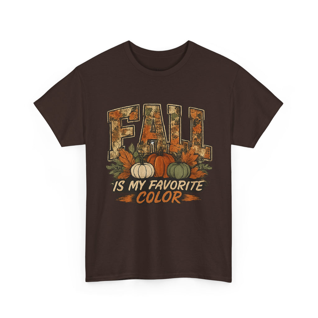 Fall Is My Favorite Color T-Shirt — Autumn Pumpkin Graphic Tee