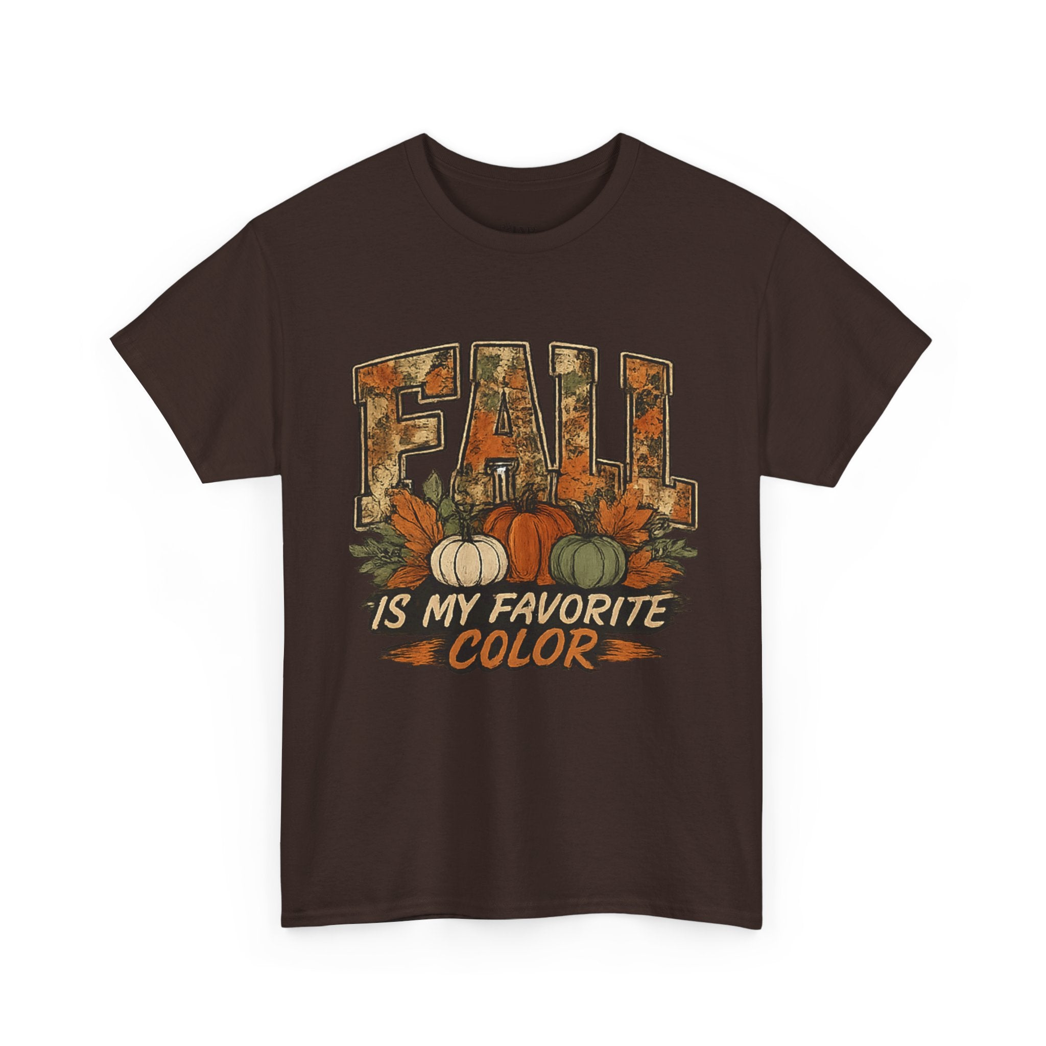 Fall Is My Favorite Color T-Shirt — Autumn Pumpkin Graphic Tee