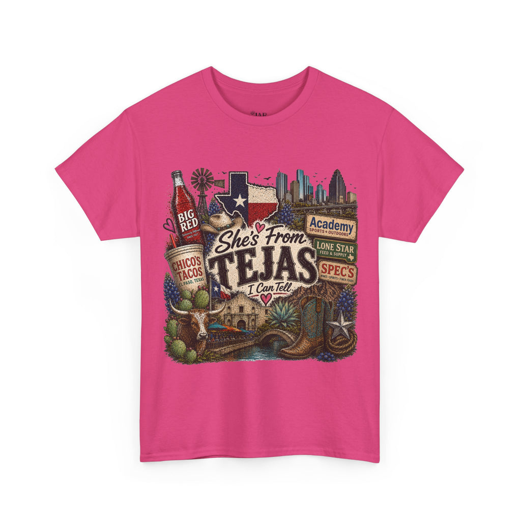 She’s from TEJAS Tee