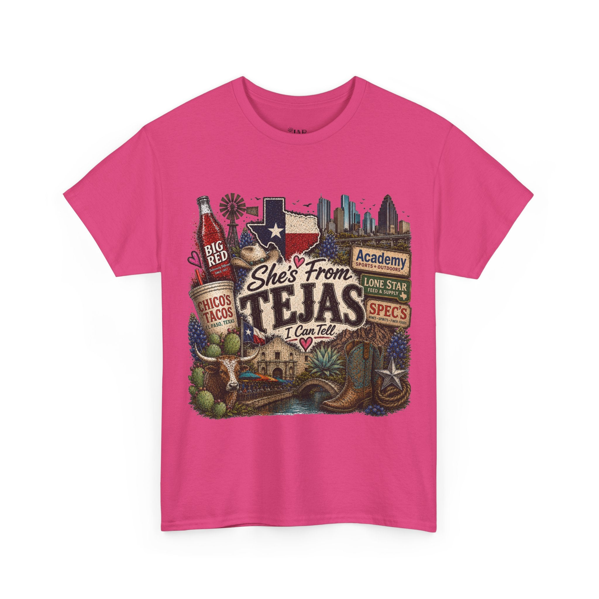 She’s from TEJAS Tee