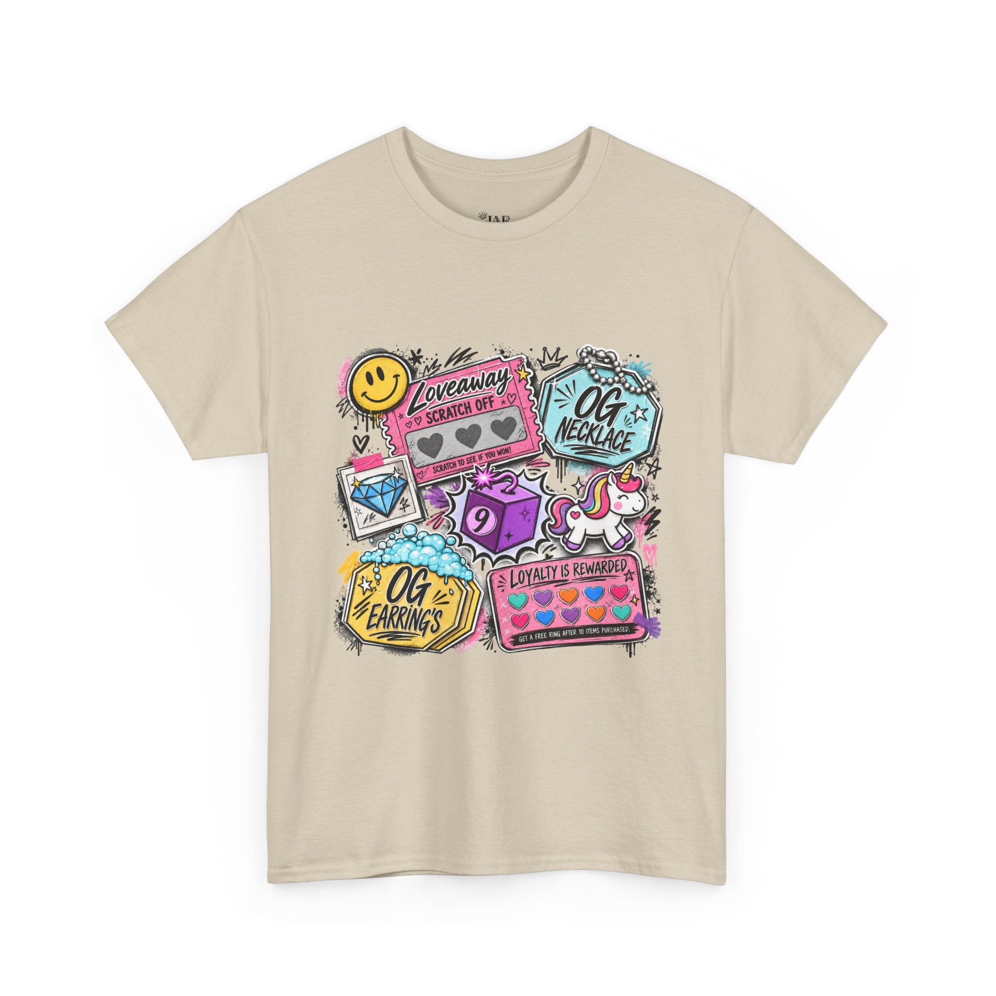 Loveaway Scratch Off Cotton Tee