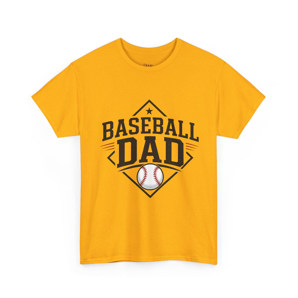 Baseball Dad T-Shirt — Personalized Back Name & Number Tee