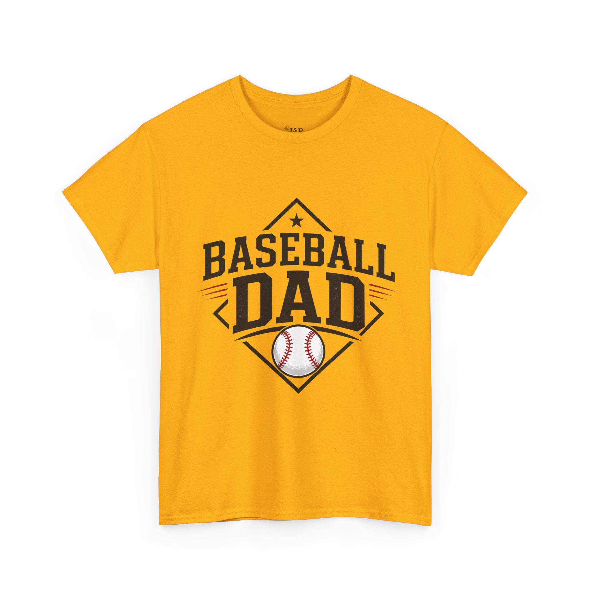 Baseball Dad T-Shirt — Personalized Back Name & Number Tee