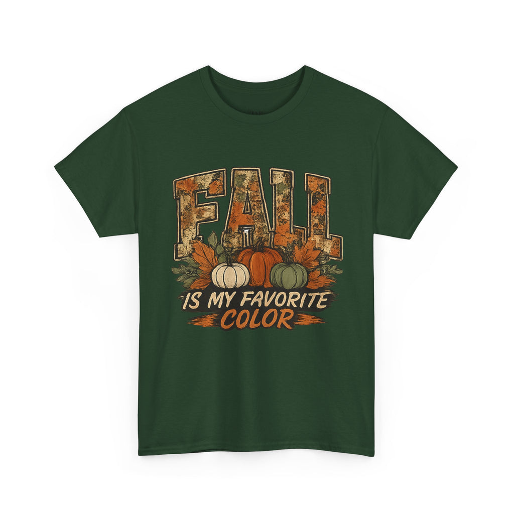 Fall Is My Favorite Color T-Shirt — Autumn Pumpkin Graphic Tee