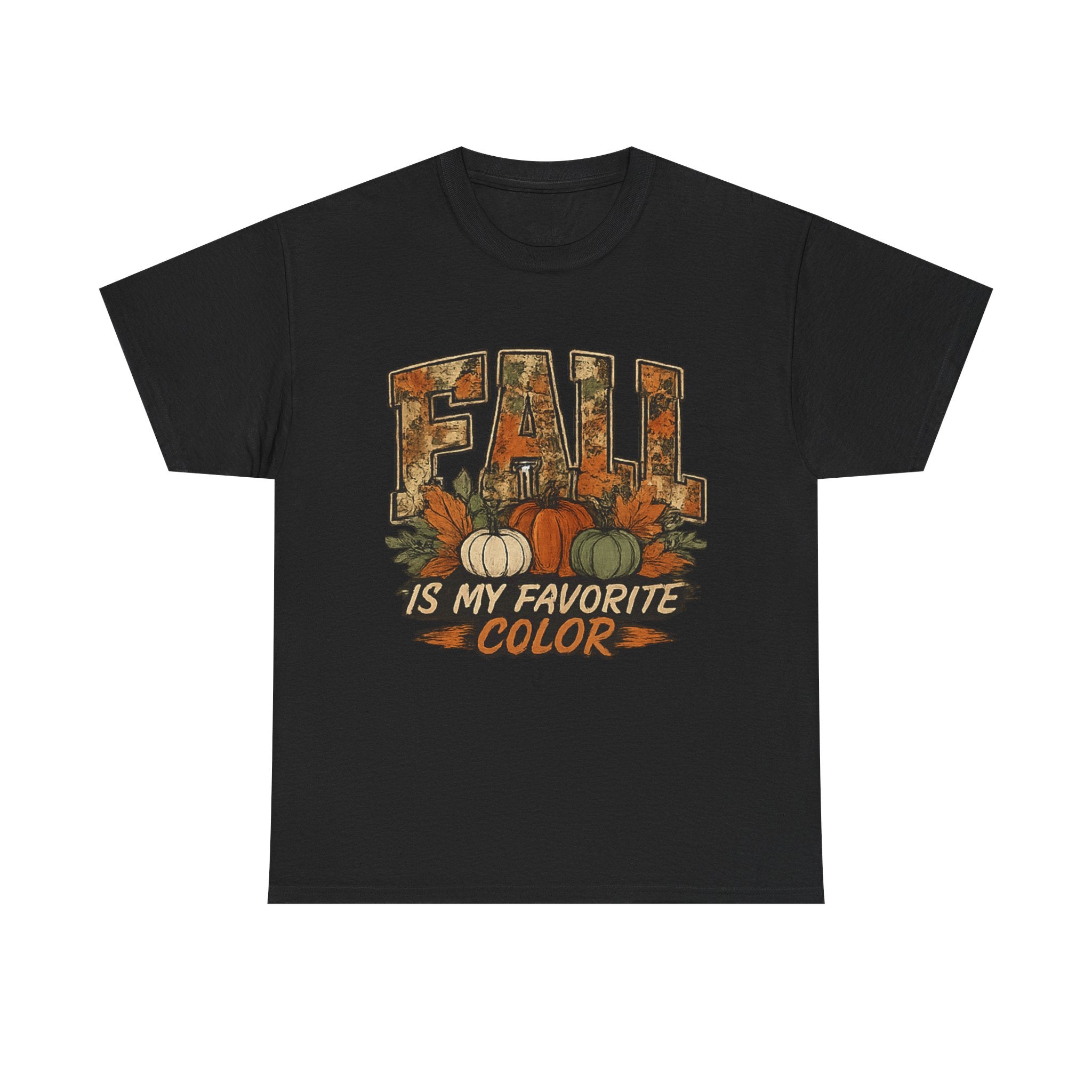 Fall Is My Favorite Color T-Shirt — Autumn Pumpkin Graphic Tee
