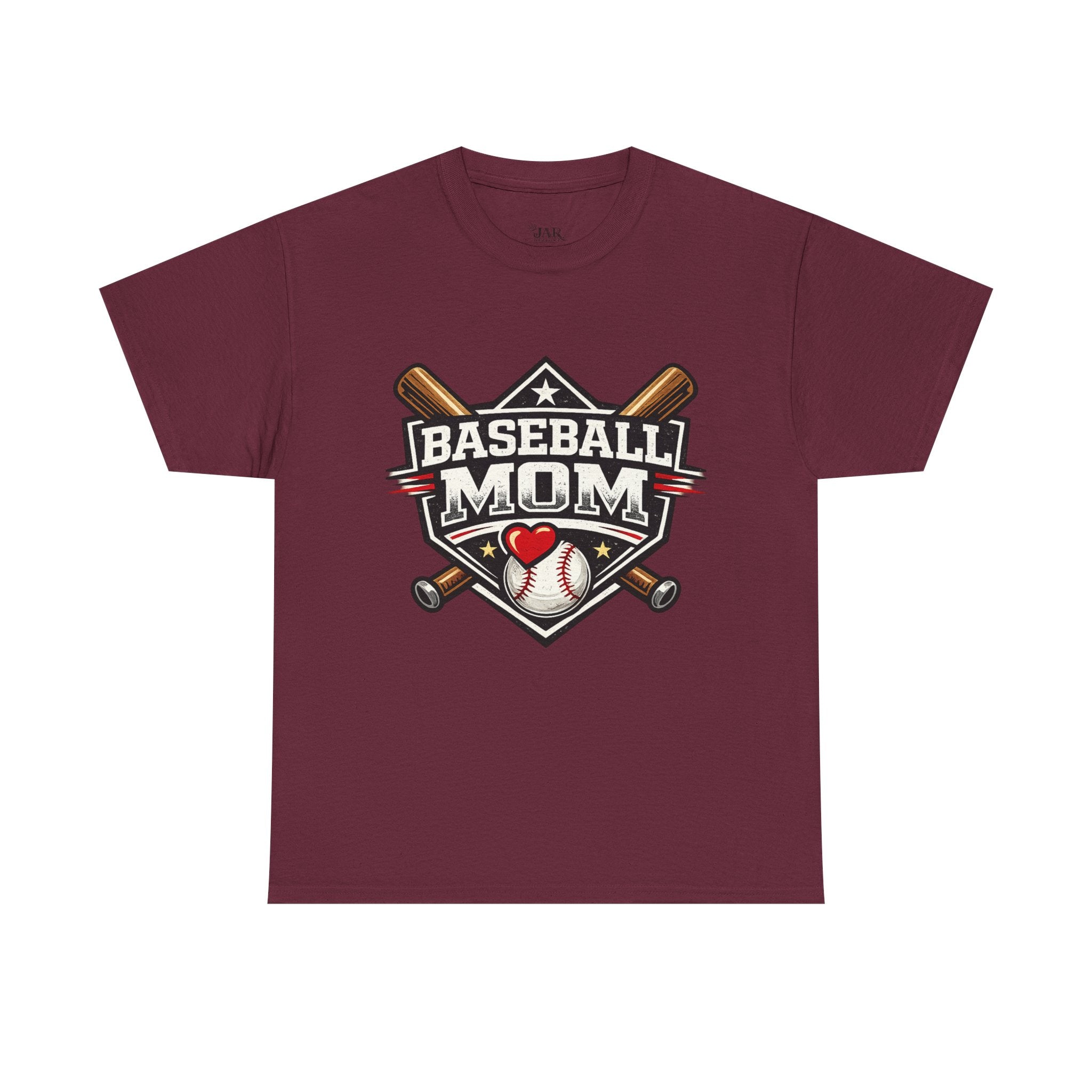 Baseball Mom T-Shirt — Personalized Back Name & Number Tee