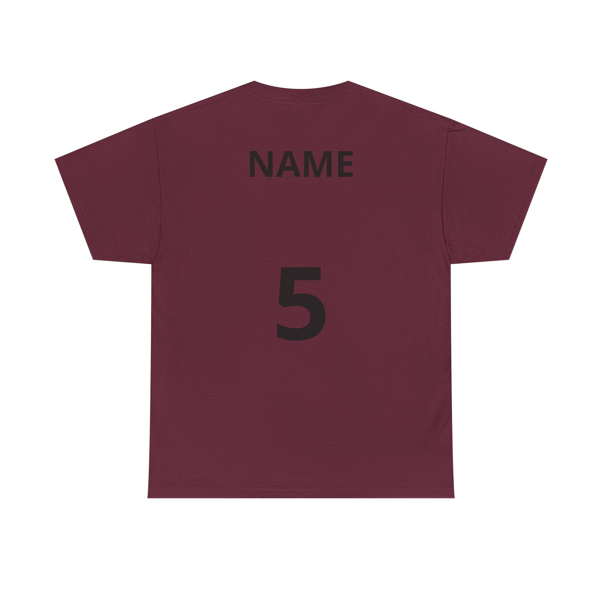 Baseball Mom T-Shirt — Personalized Back Name & Number Tee