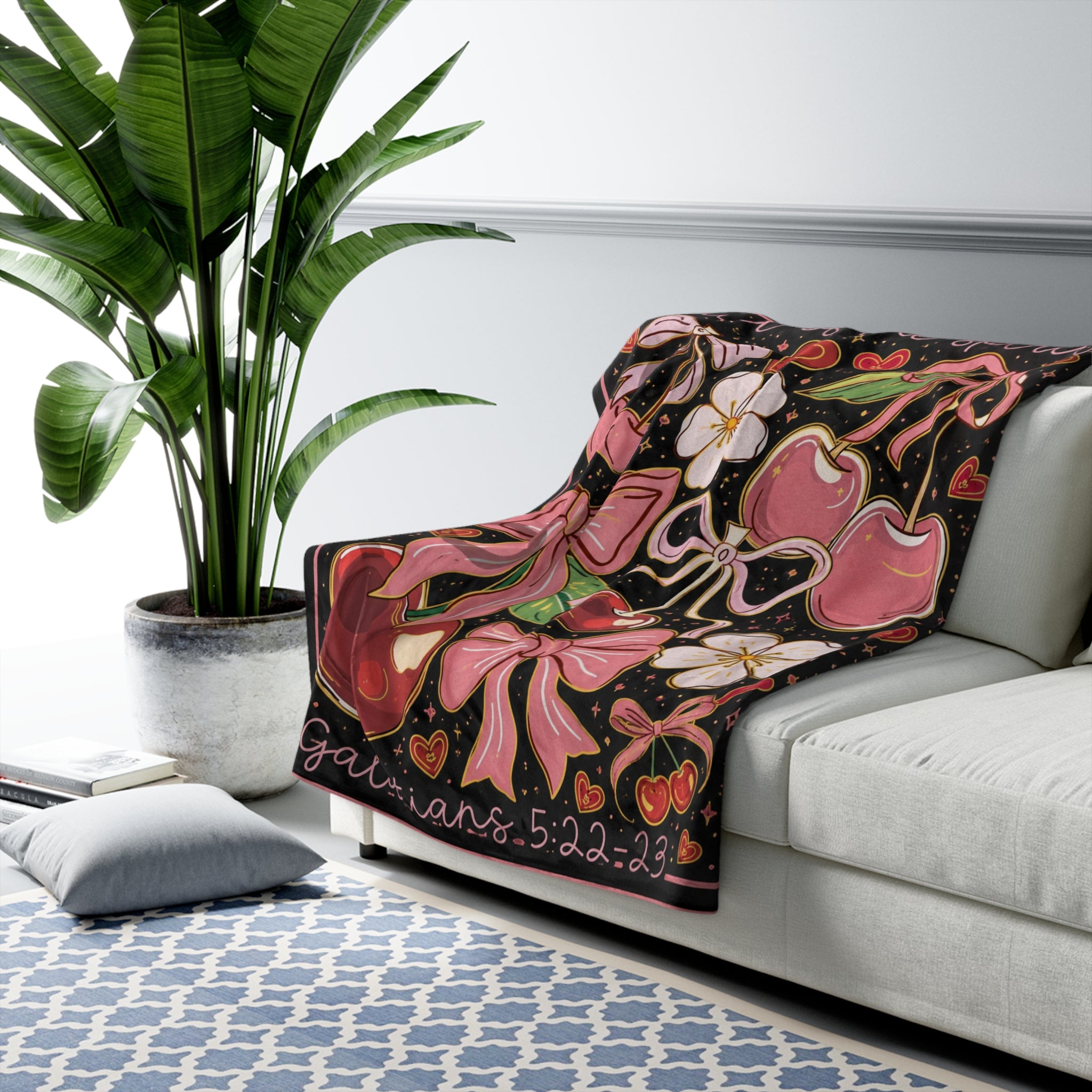 Fruit of the Spirit Fleece Blanket