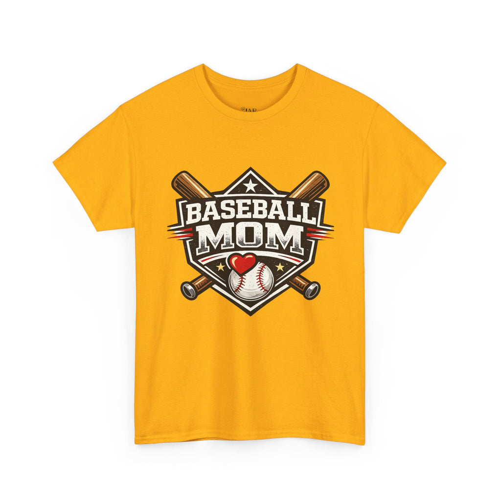 Baseball Mom T-Shirt — Personalized Back Name & Number Tee