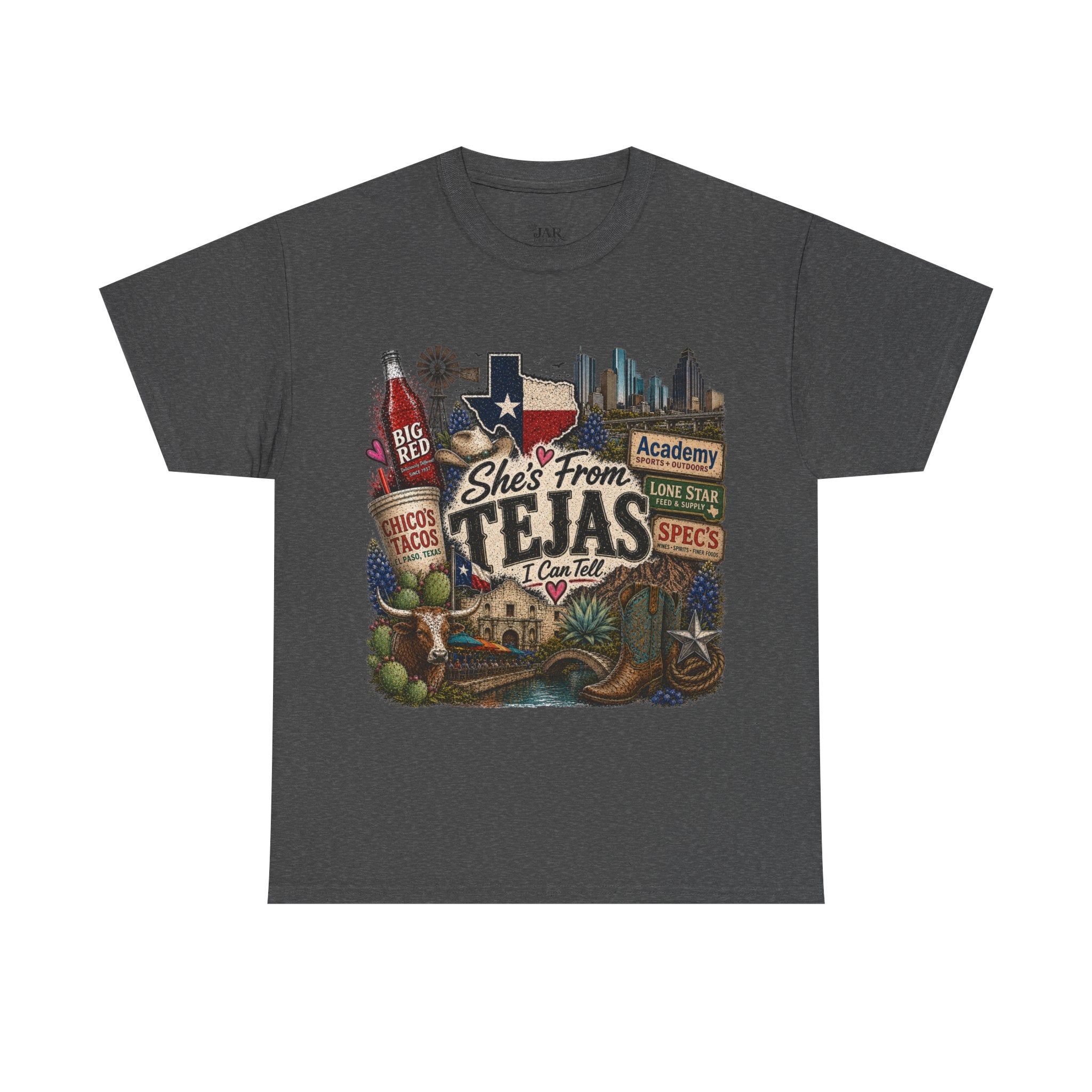She’s from TEJAS Tee