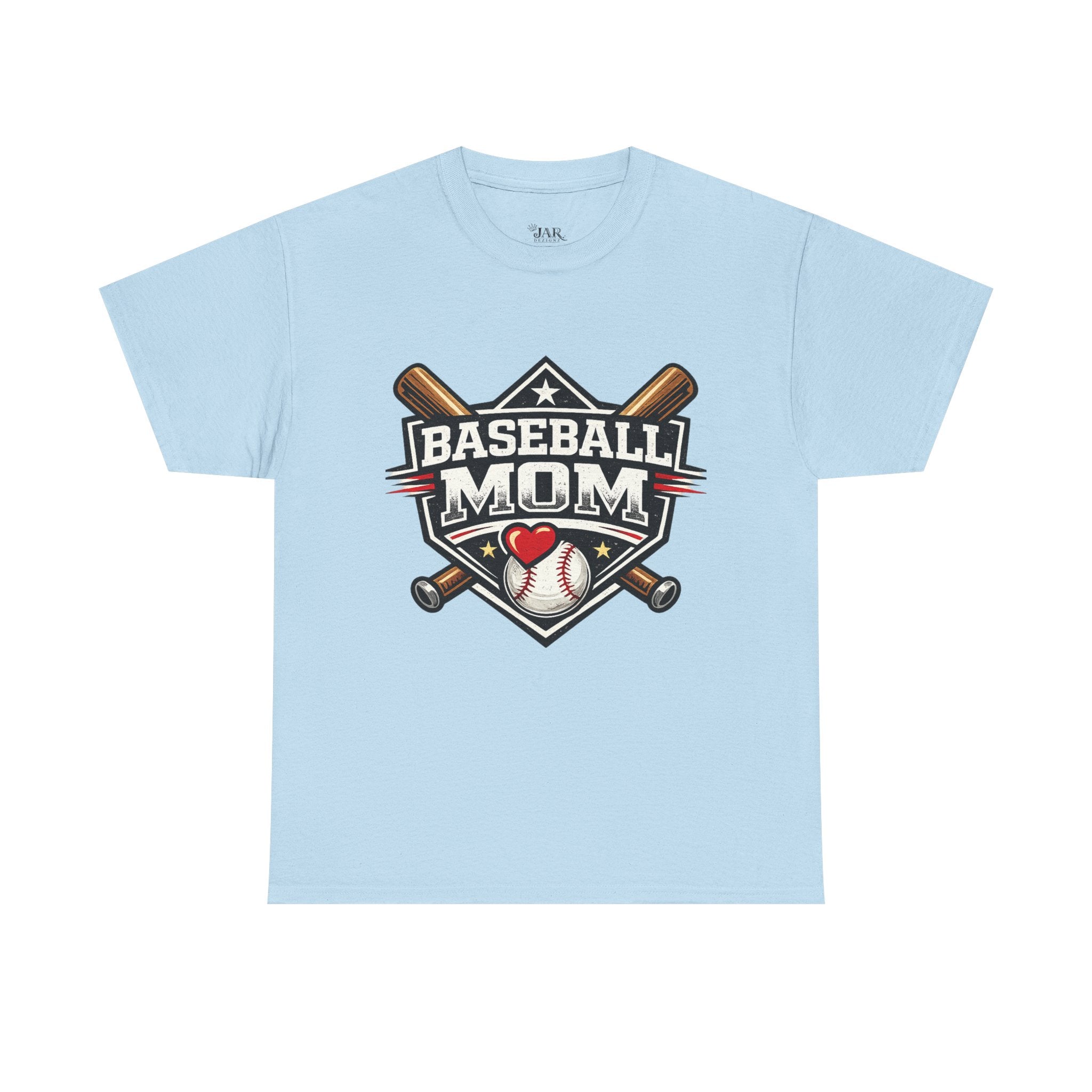 Baseball Mom T-Shirt — Personalized Back Name & Number Tee