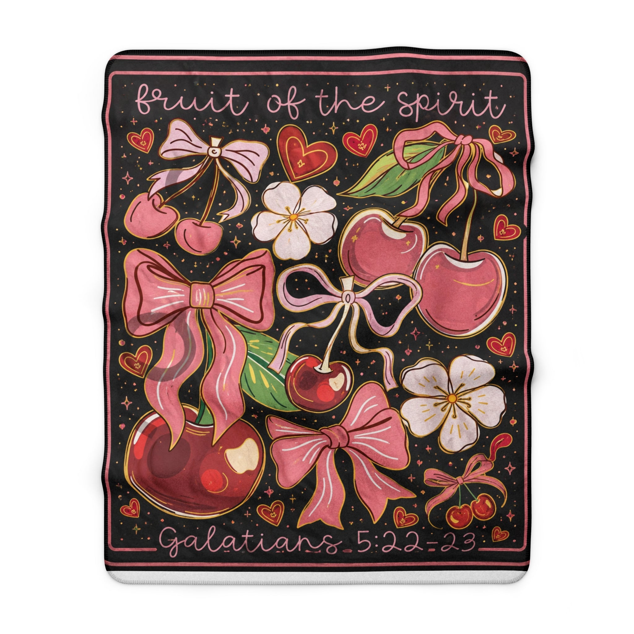 Fruit of the Spirit Fleece Blanket
