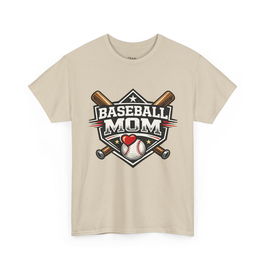 Baseball Mom T-Shirt — Personalized Back Name & Number Tee