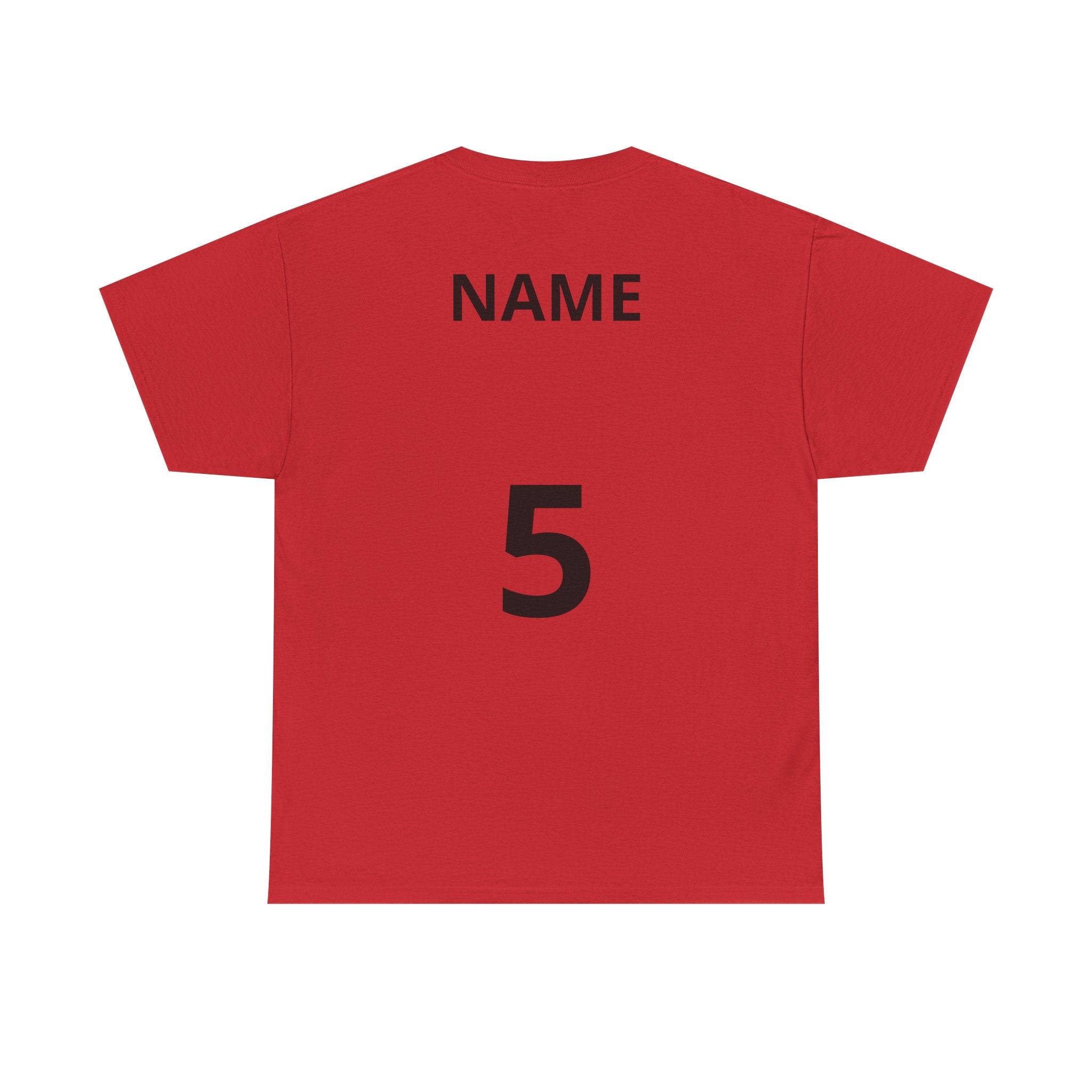 Baseball Dad T-Shirt — Personalized Back Name & Number Tee