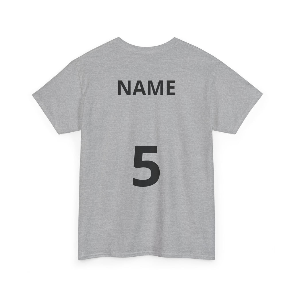 Baseball Mom T-Shirt — Personalized Back Name & Number Tee